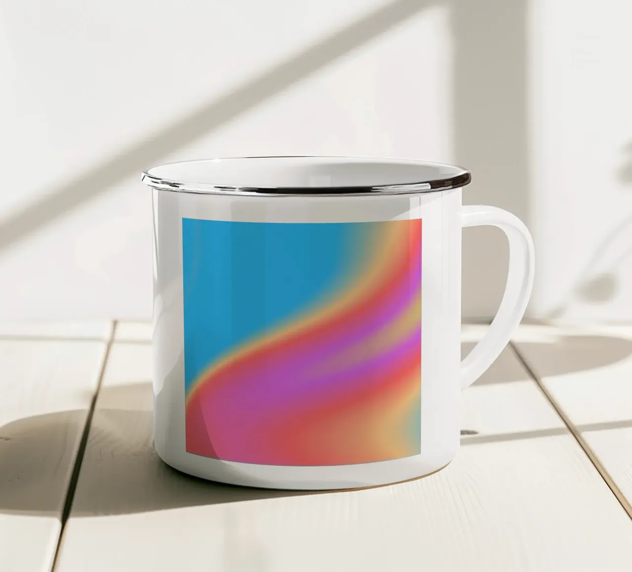 THE GOOD LIFE tazza in smalto da ÂME LIBRE STUDIO