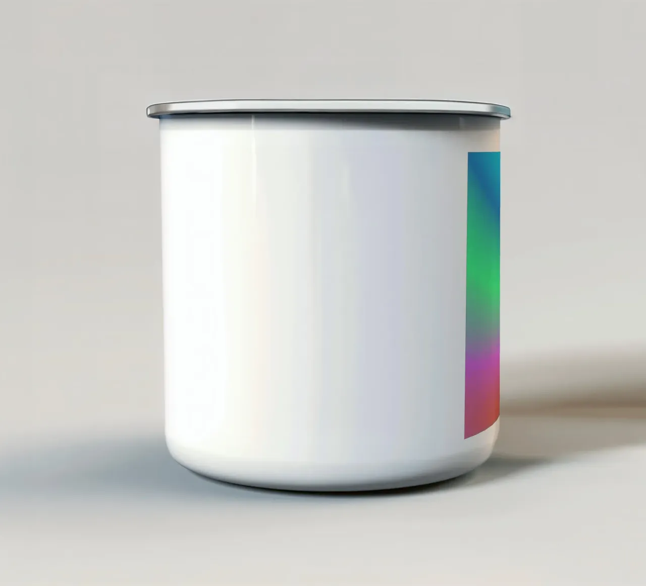 SHINE BRIGHT & GROOVE SMOOTHLY TO YOUR HEART, BABY! tazza in smalto da ÂME LIBRE STUDIO