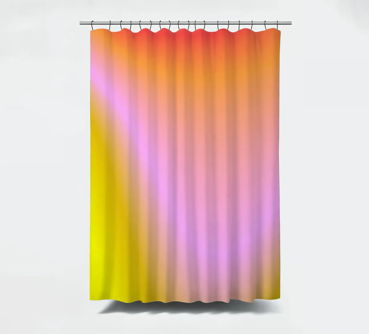 PEACHY KISSES ON THE CHEEK shower curtain by ÂME LIBRE STUDIO