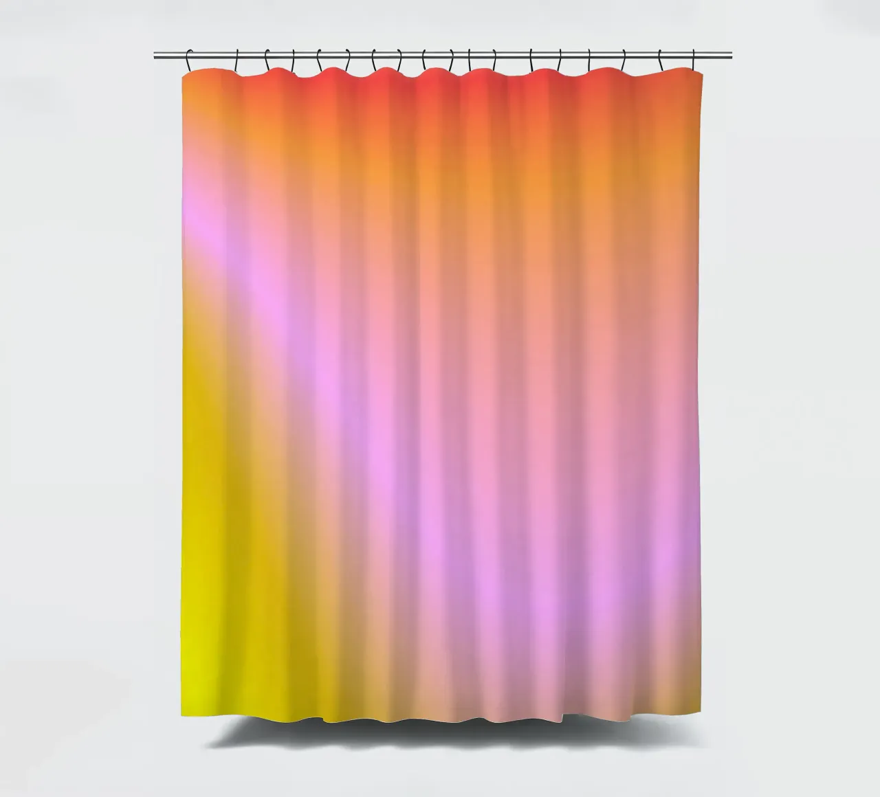 PEACHY KISSES ON THE CHEEK shower curtain by ÂME LIBRE STUDIO