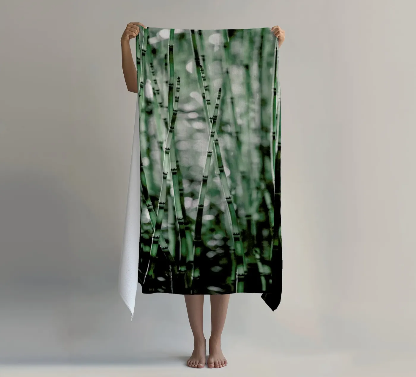 Green Bamboo telo mare da Flora & Fauna