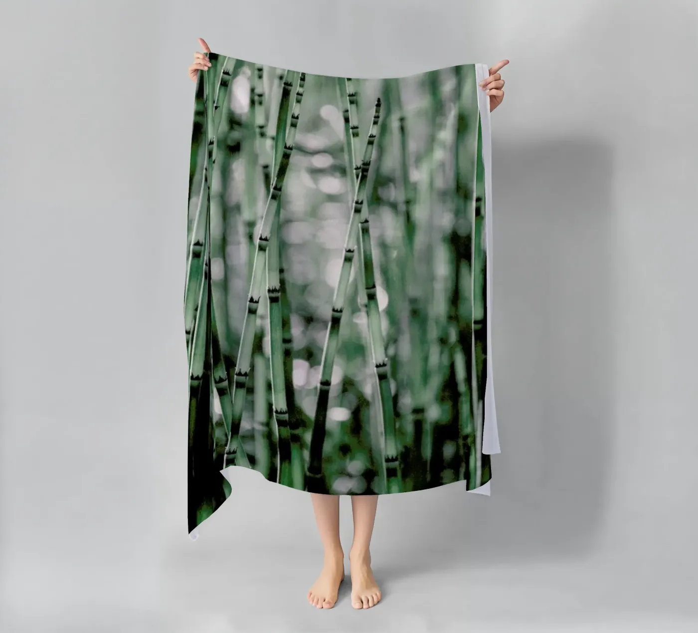 Green Bamboo telo mare da Flora & Fauna