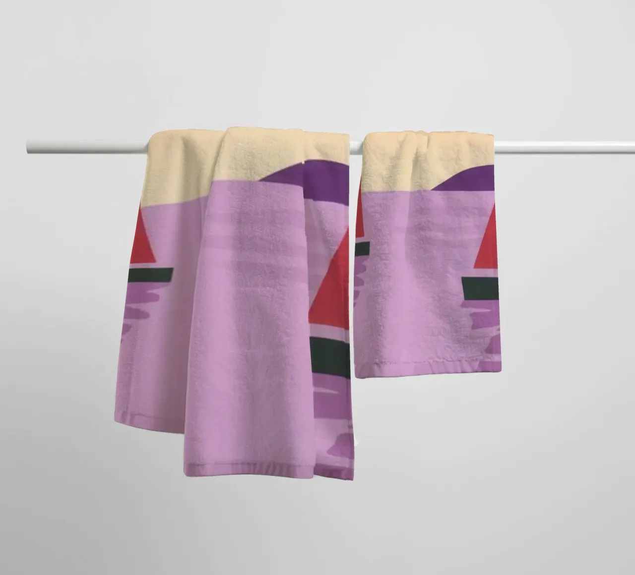 Sunset Sailing Adventure towel by Lumina Vision