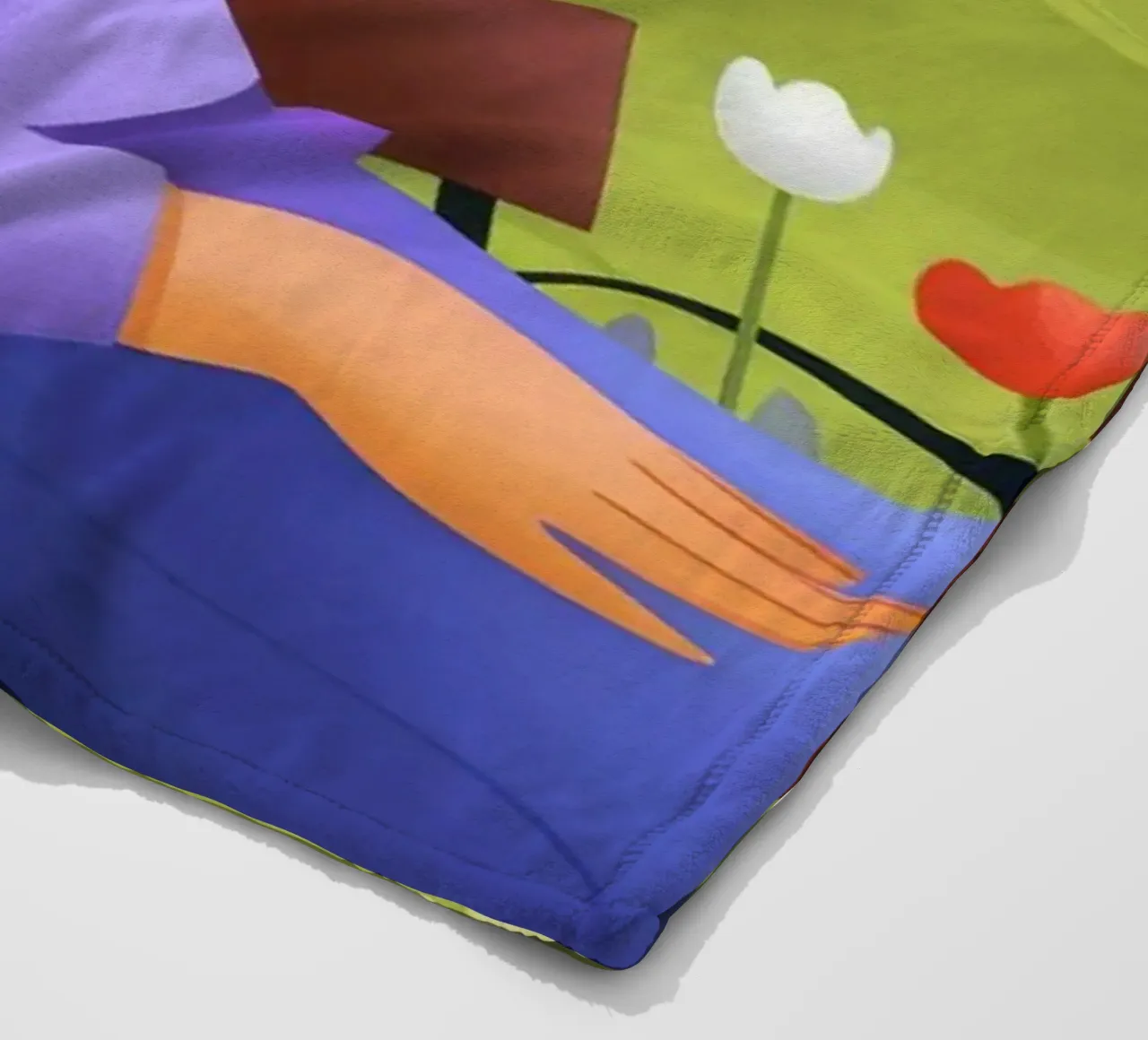 Sieste paisible dans un parc plaid polaire de Lumina Vision
