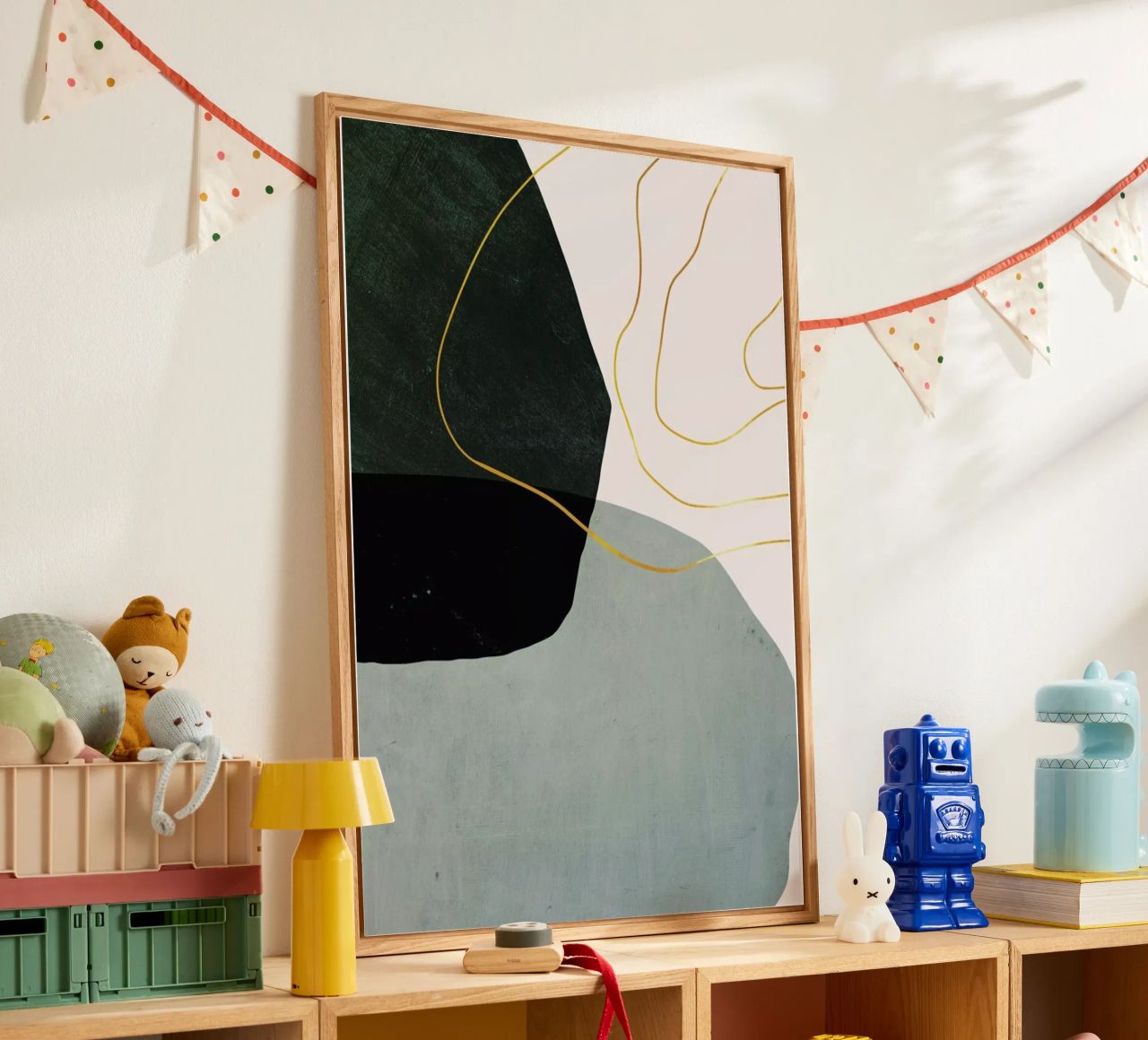 Gold Interplay acrylic glass by Pure