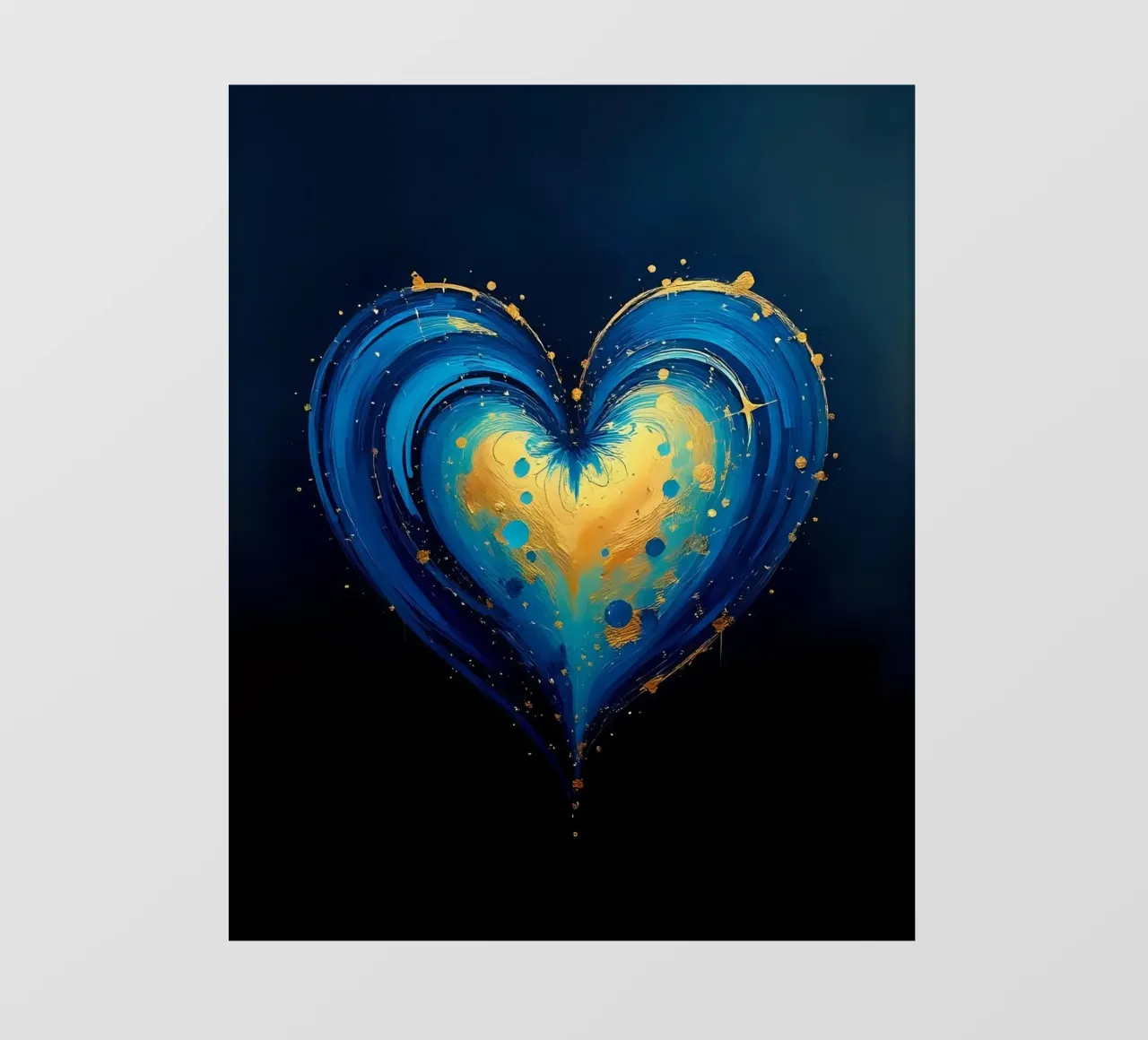 cuore_blu_oro_3 pellicola backlit da Pink- und LoveArt by LK