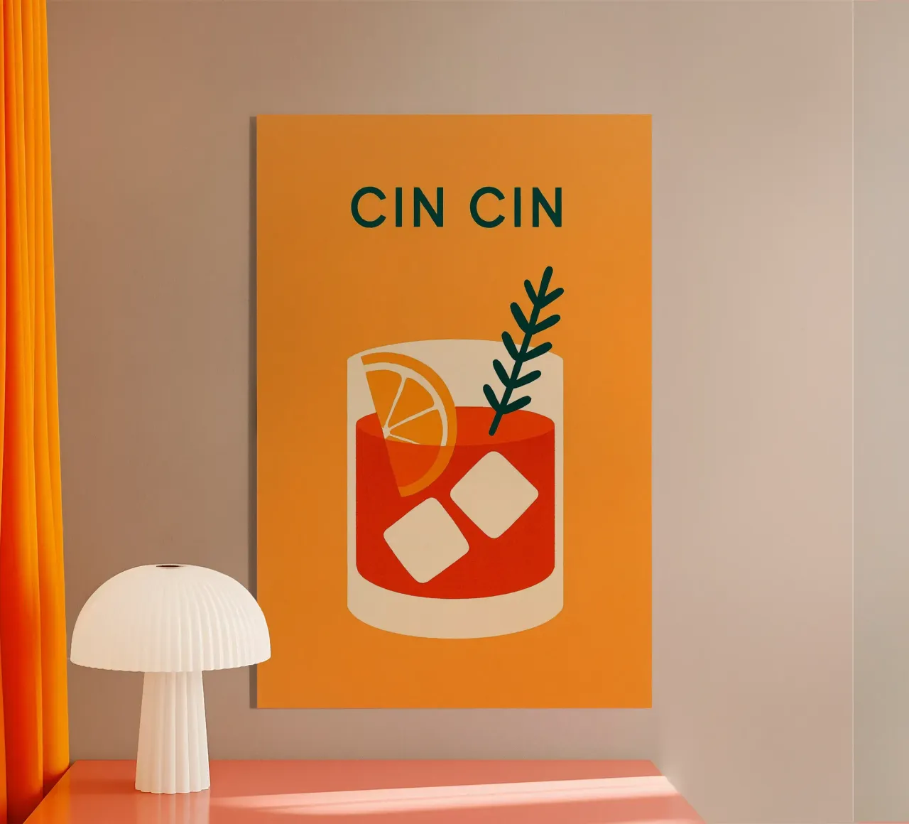 Cin Cin – Aperitivo in Farbe plexiglass da Grande Bellezza