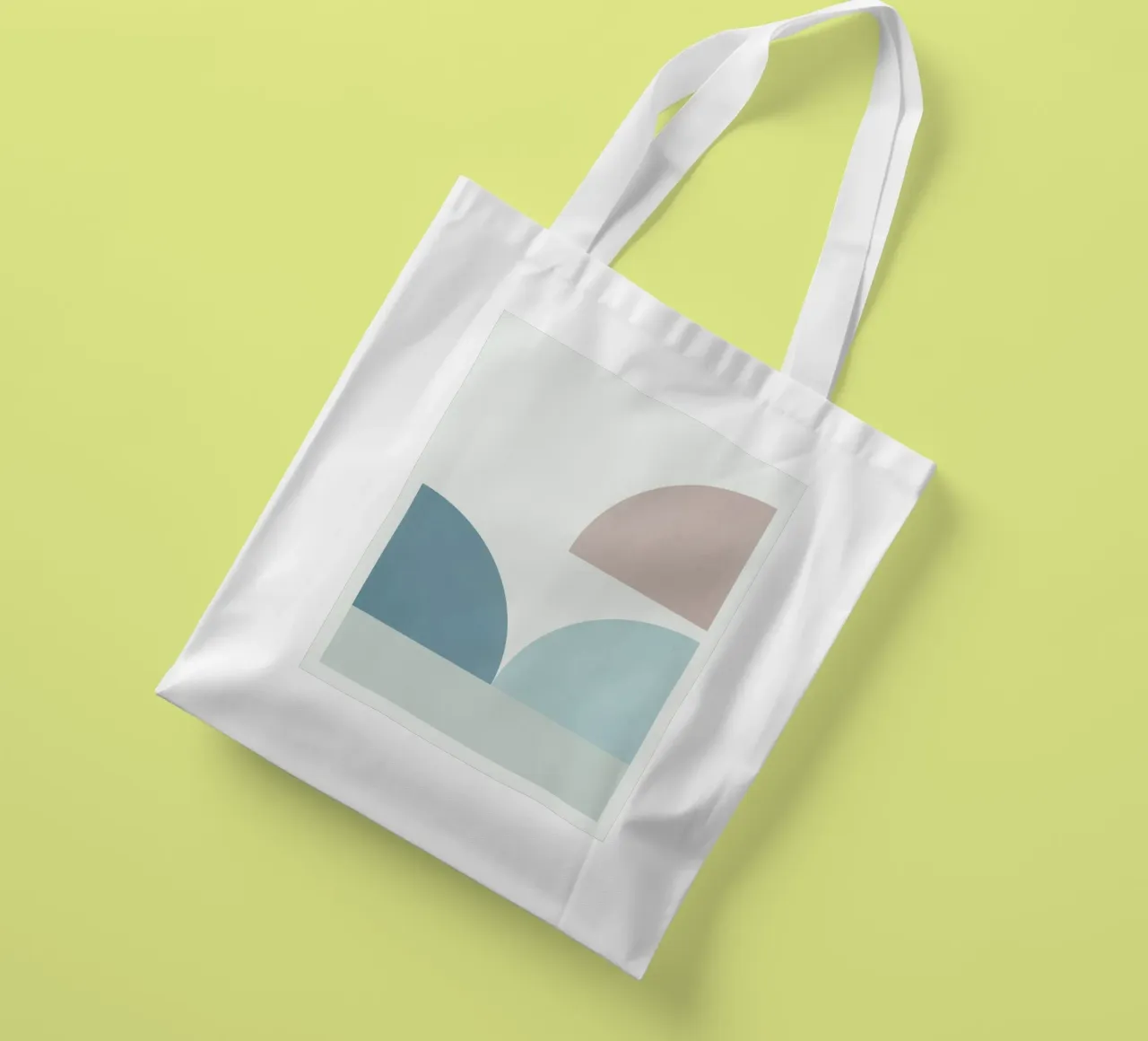 Geometric shape compo 01 tote bag by Little Dean