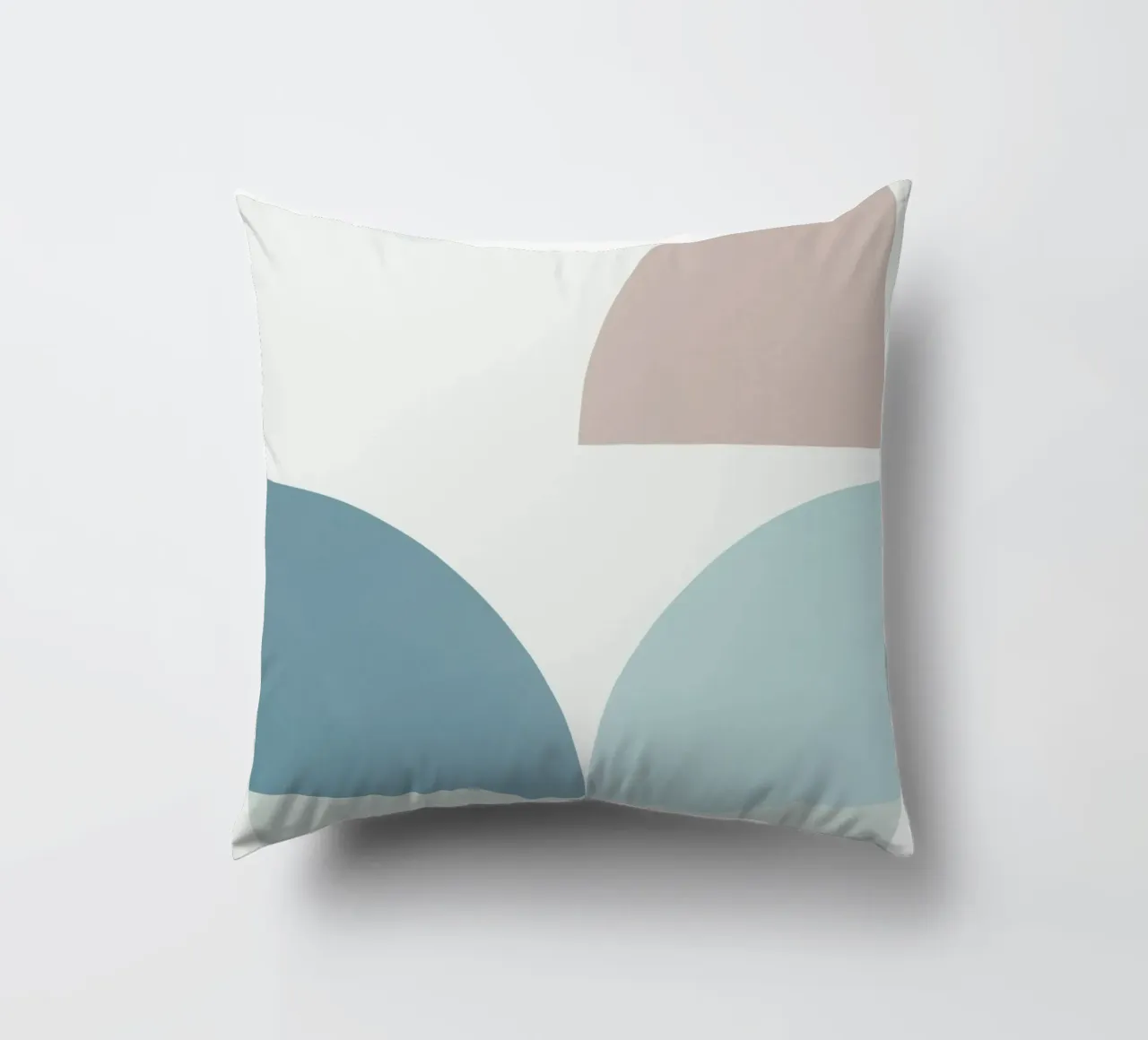 Geometric shape compo 01 decorative cushion by Little Dean