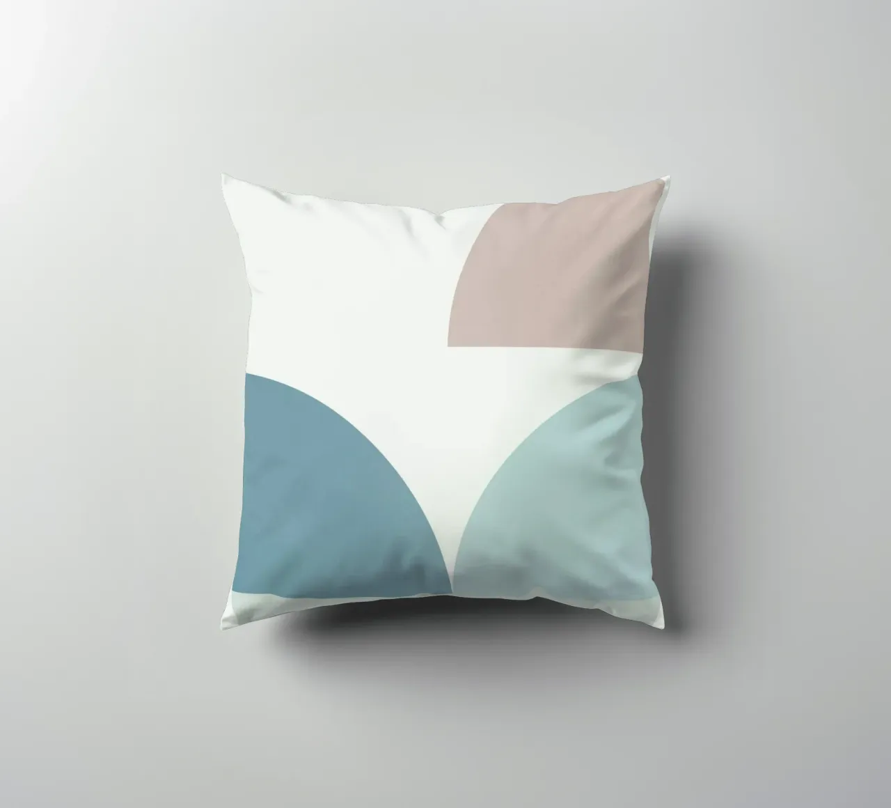 Geometric shape compo 01 decorative cushion by Little Dean