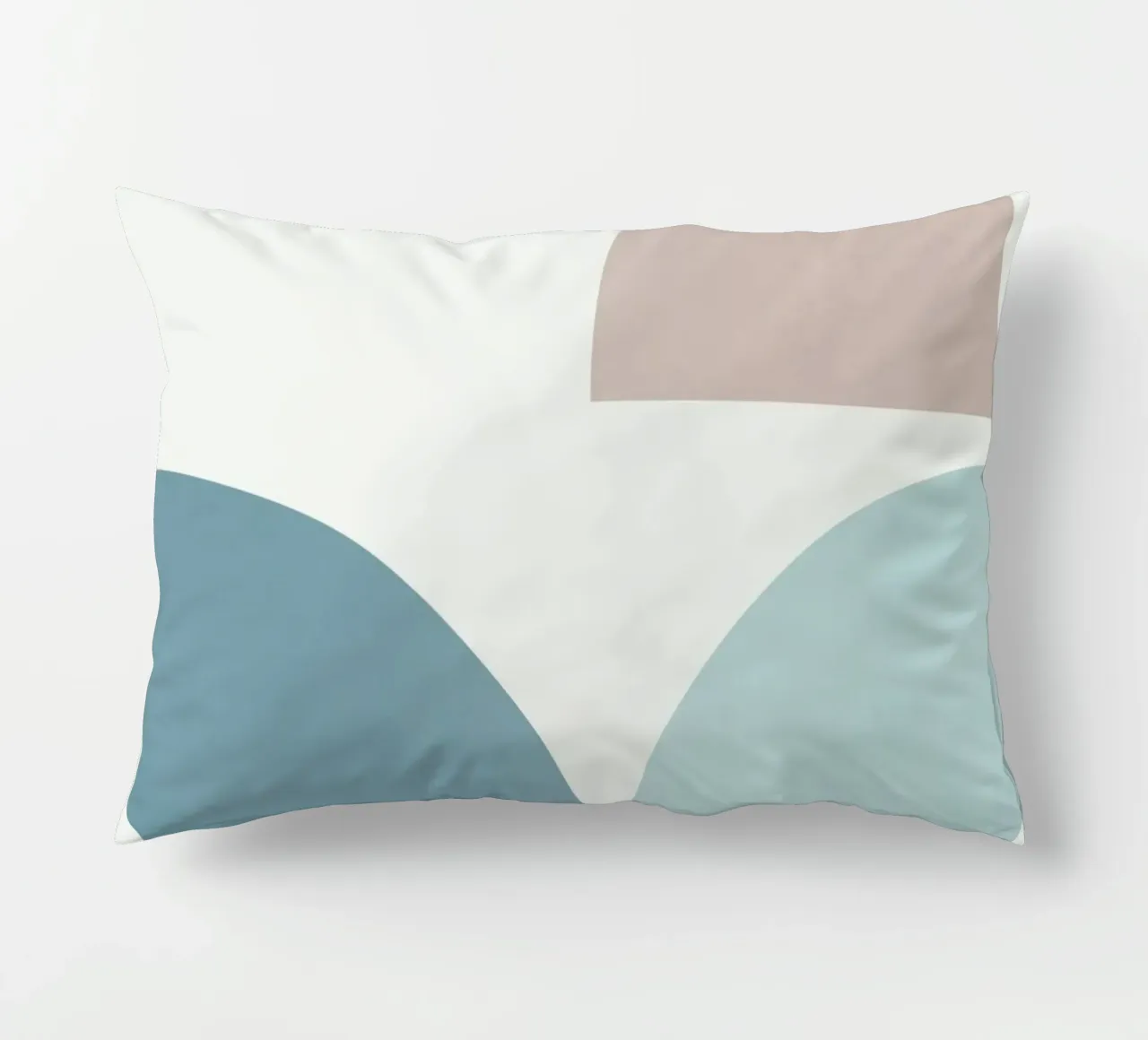 Geometric shape compo 01 decorative cushion by Little Dean