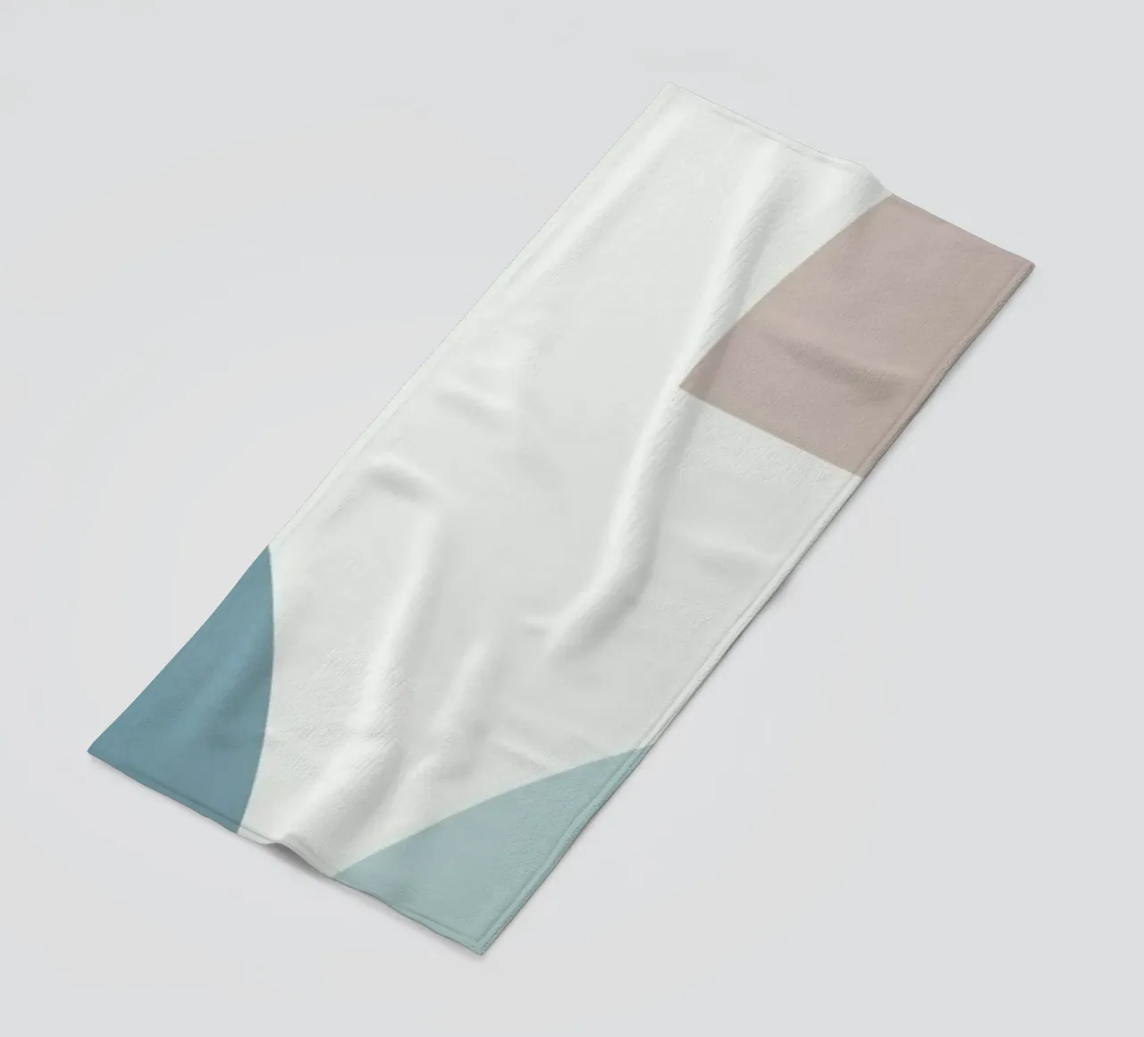Geometric shape compo 01 beach towel by Little Dean