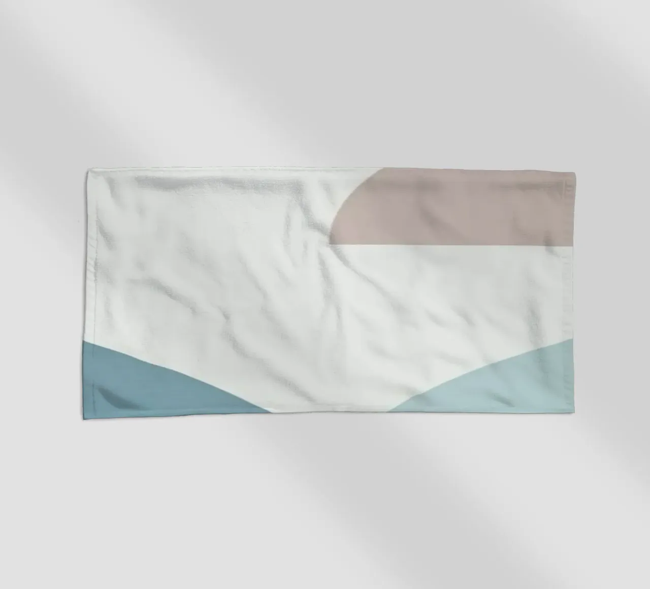 Geometric shape compo 01 beach towel by Little Dean