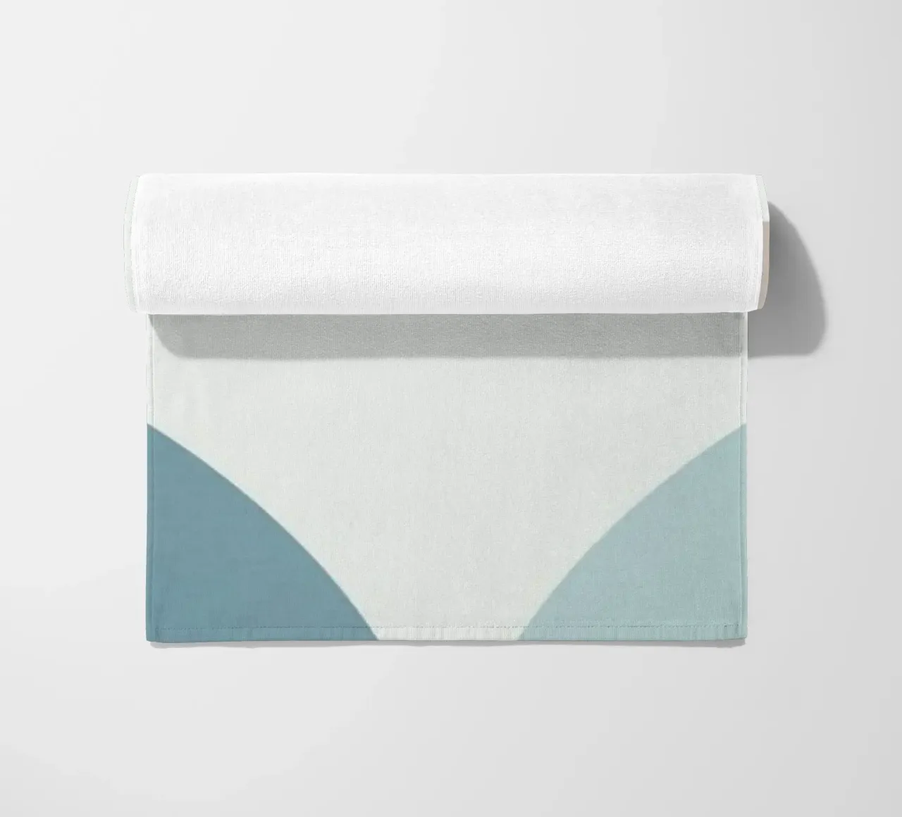 Geometric shape compo 01 beach towel by Little Dean