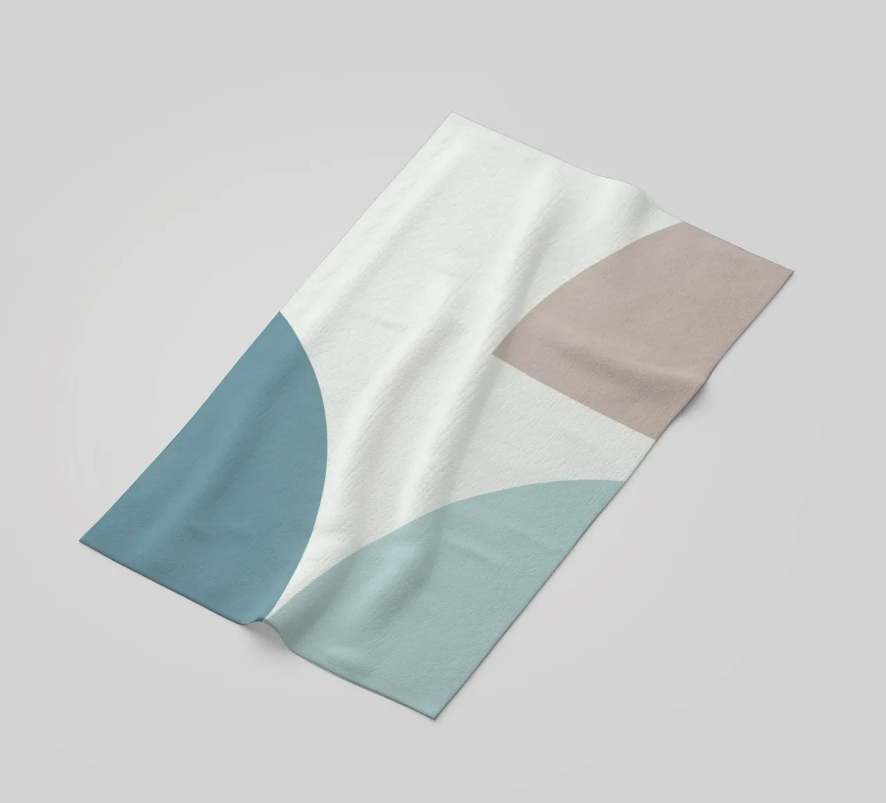 Geometric shape compo 01 beach towel by Little Dean