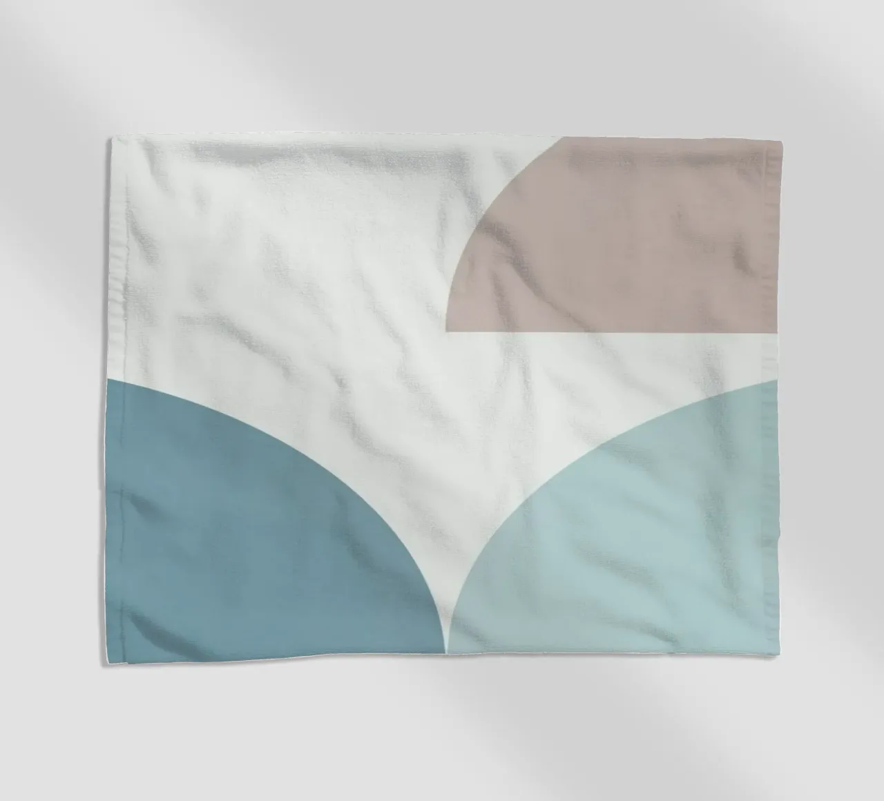 Geometric shape compo 01 beach towel by Little Dean