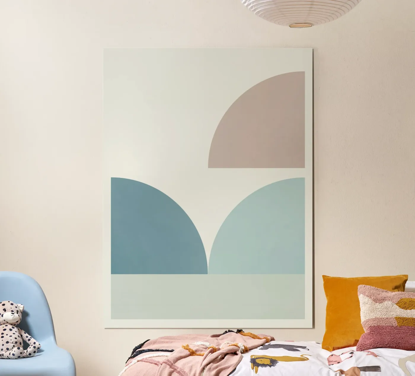 Geometric shape compo 01 poster by Little Dean