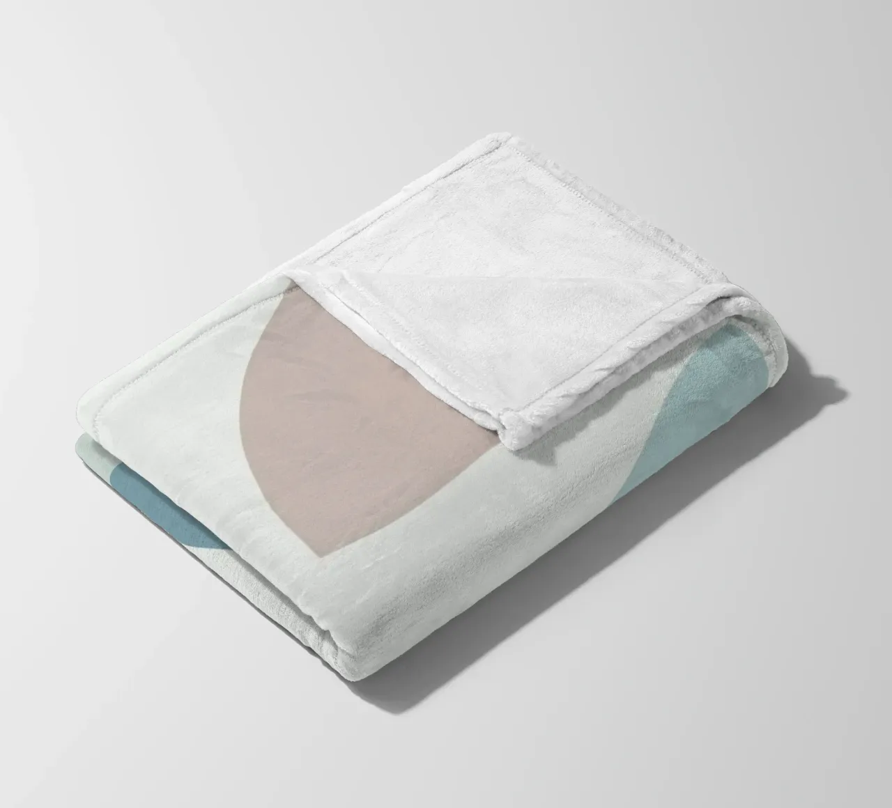 Geometric shape compo 01 fleece blanket by Little Dean