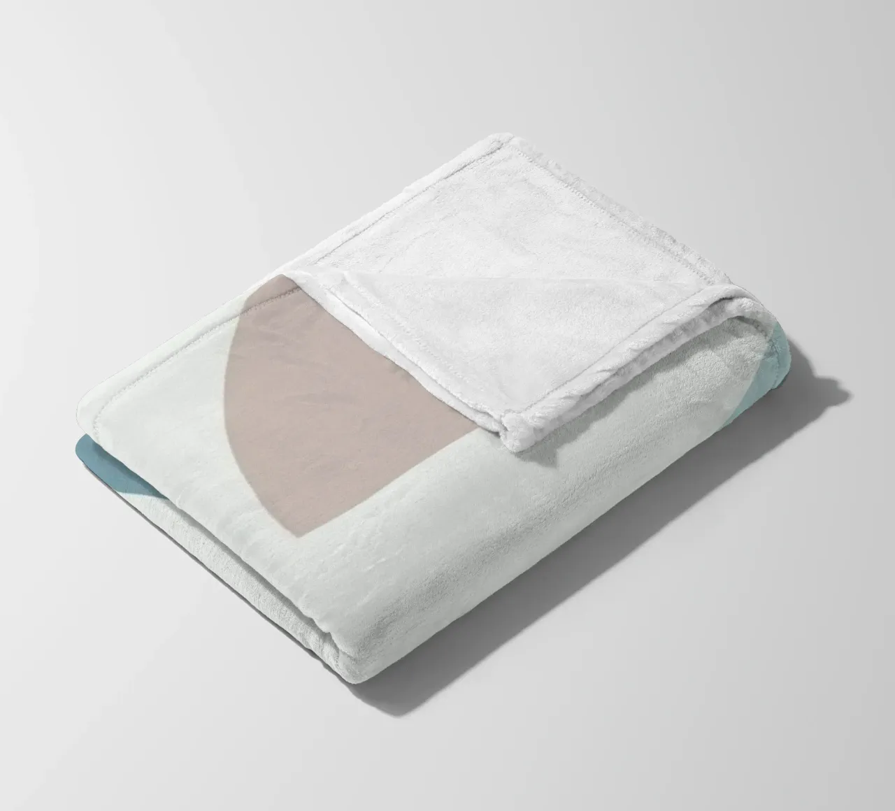Geometric shape compo 01 fleece blanket by Little Dean
