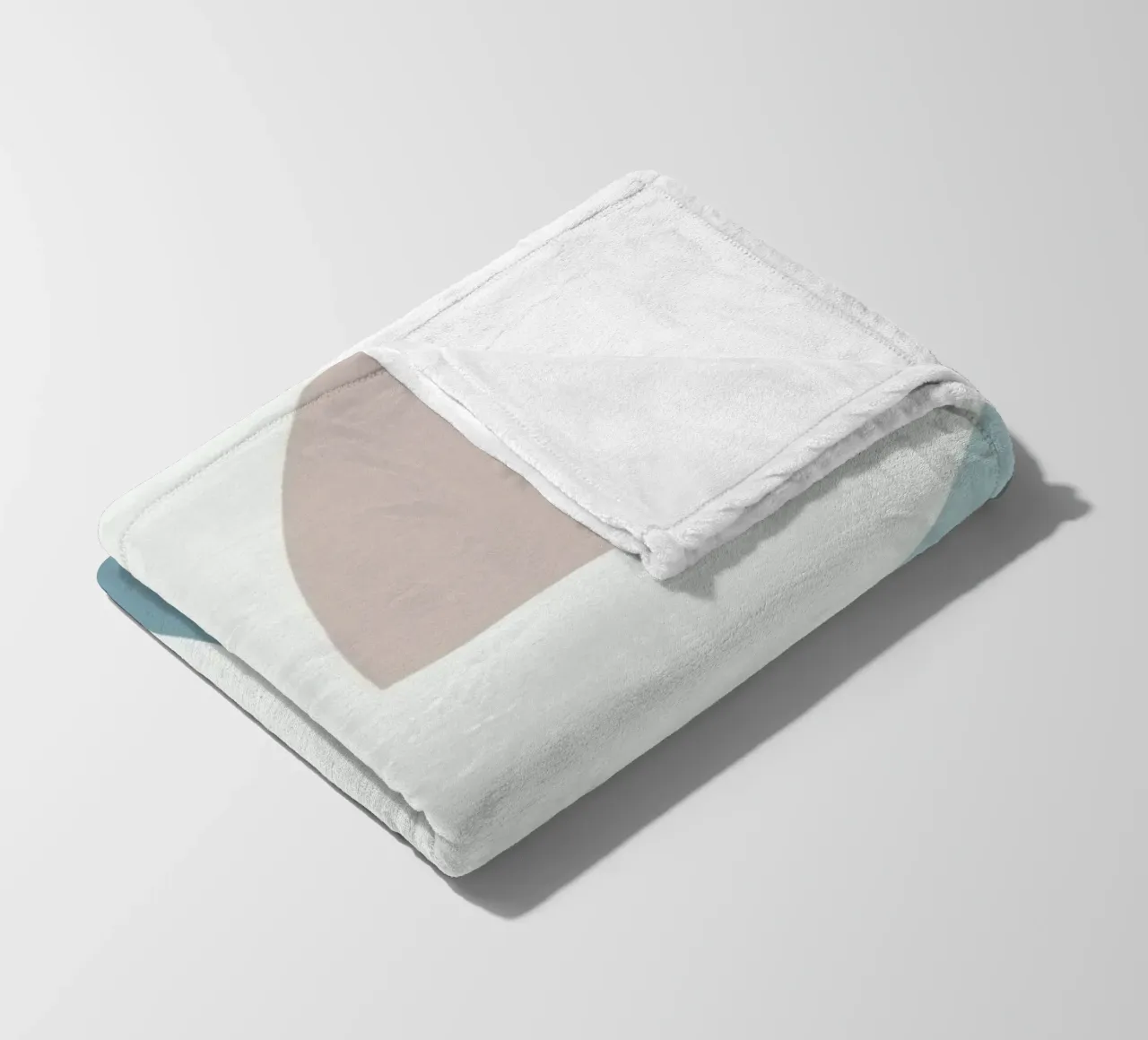 Geometric shape compo 01 fleece blanket by Little Dean