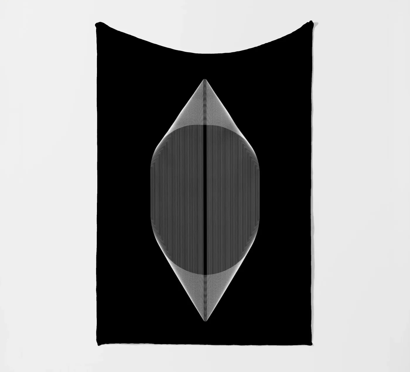 Oval 2 fleece blanket by LeDieg