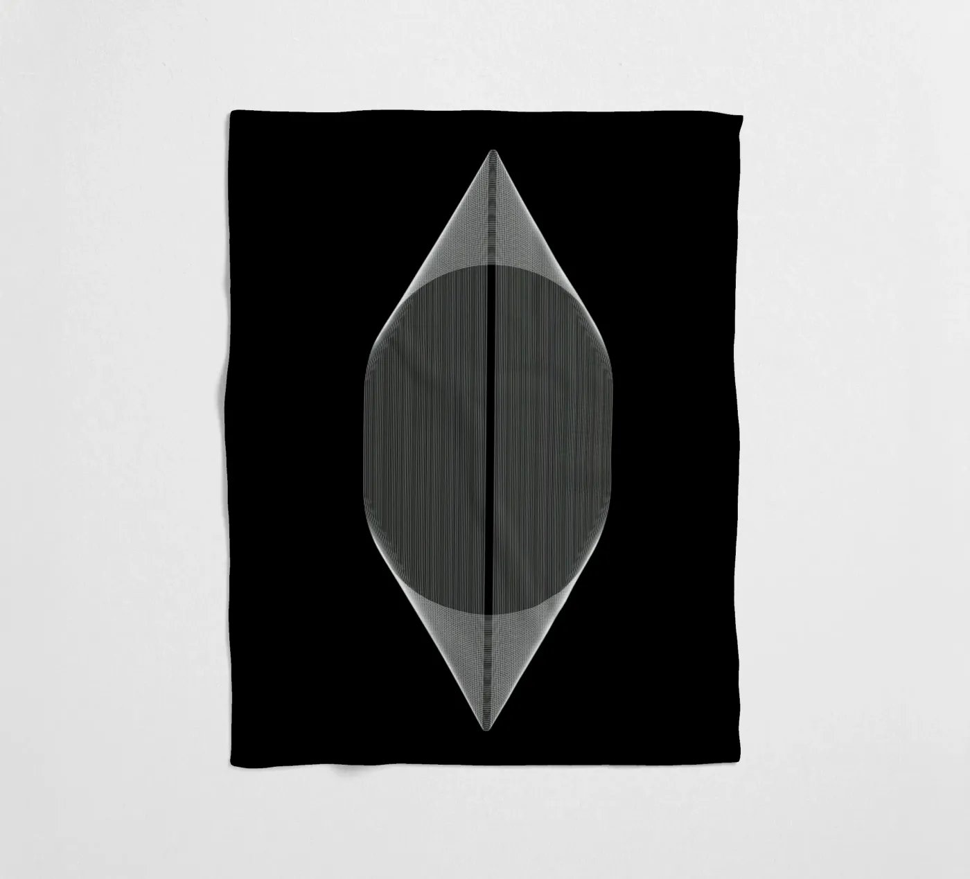 Oval 2 fleece blanket by LeDieg