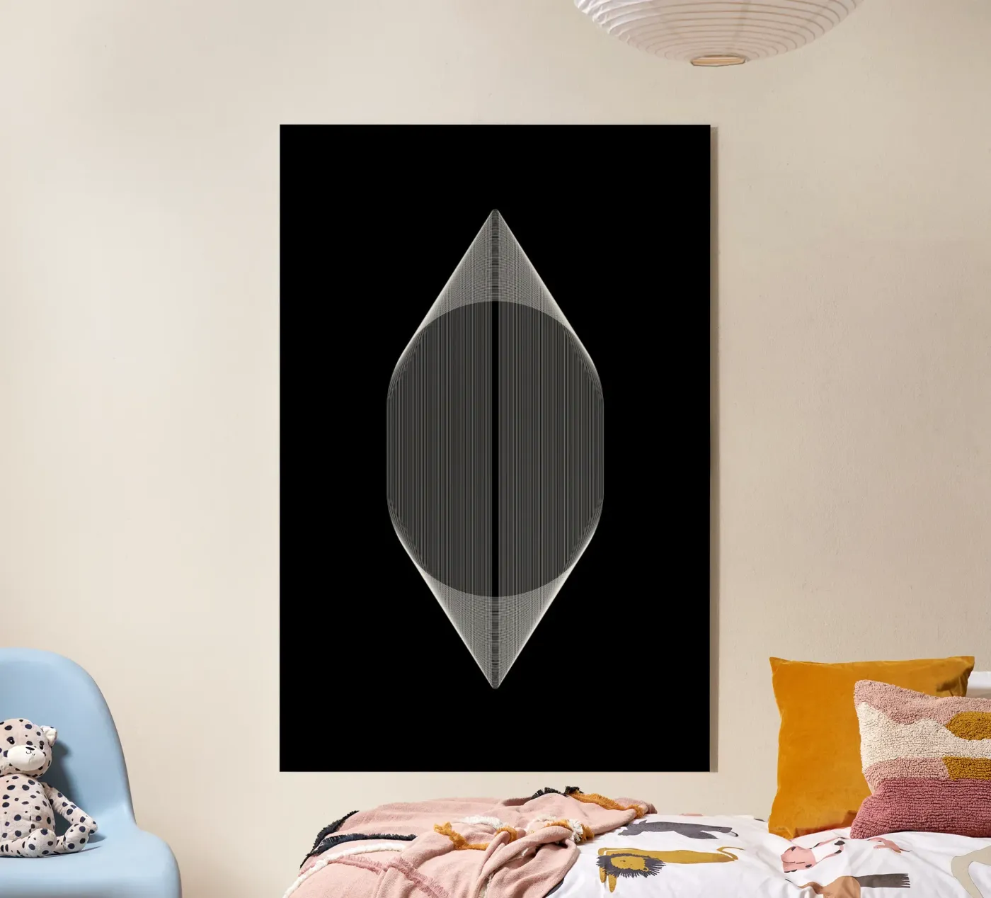 Oval 2 acryl van LeDieg