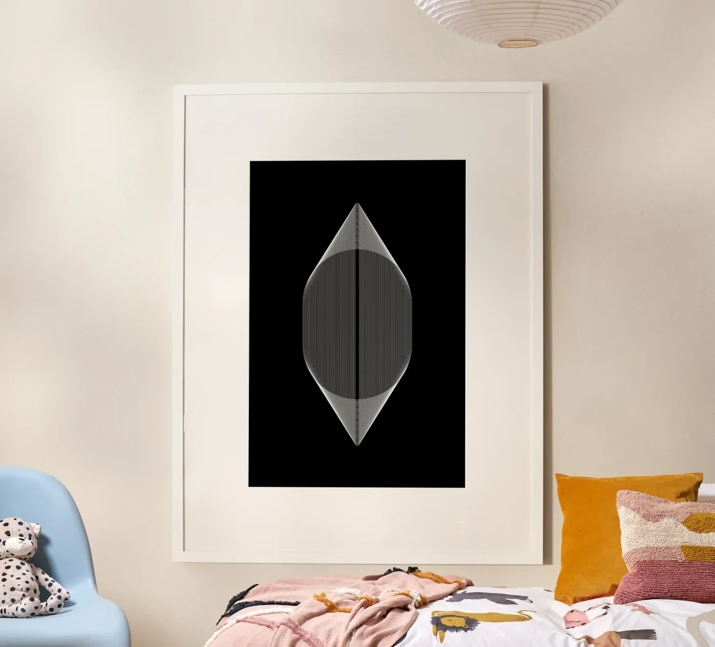 Oval 2 poster van LeDieg