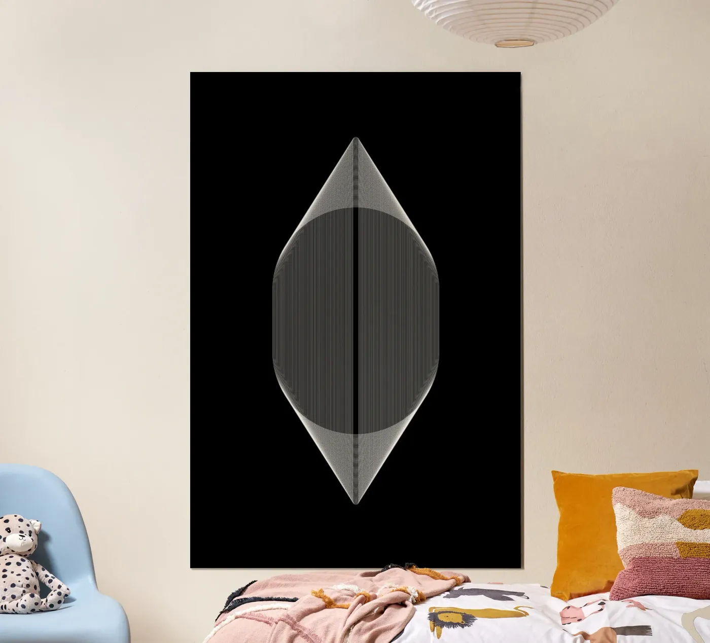 Oval 2 poster van LeDieg