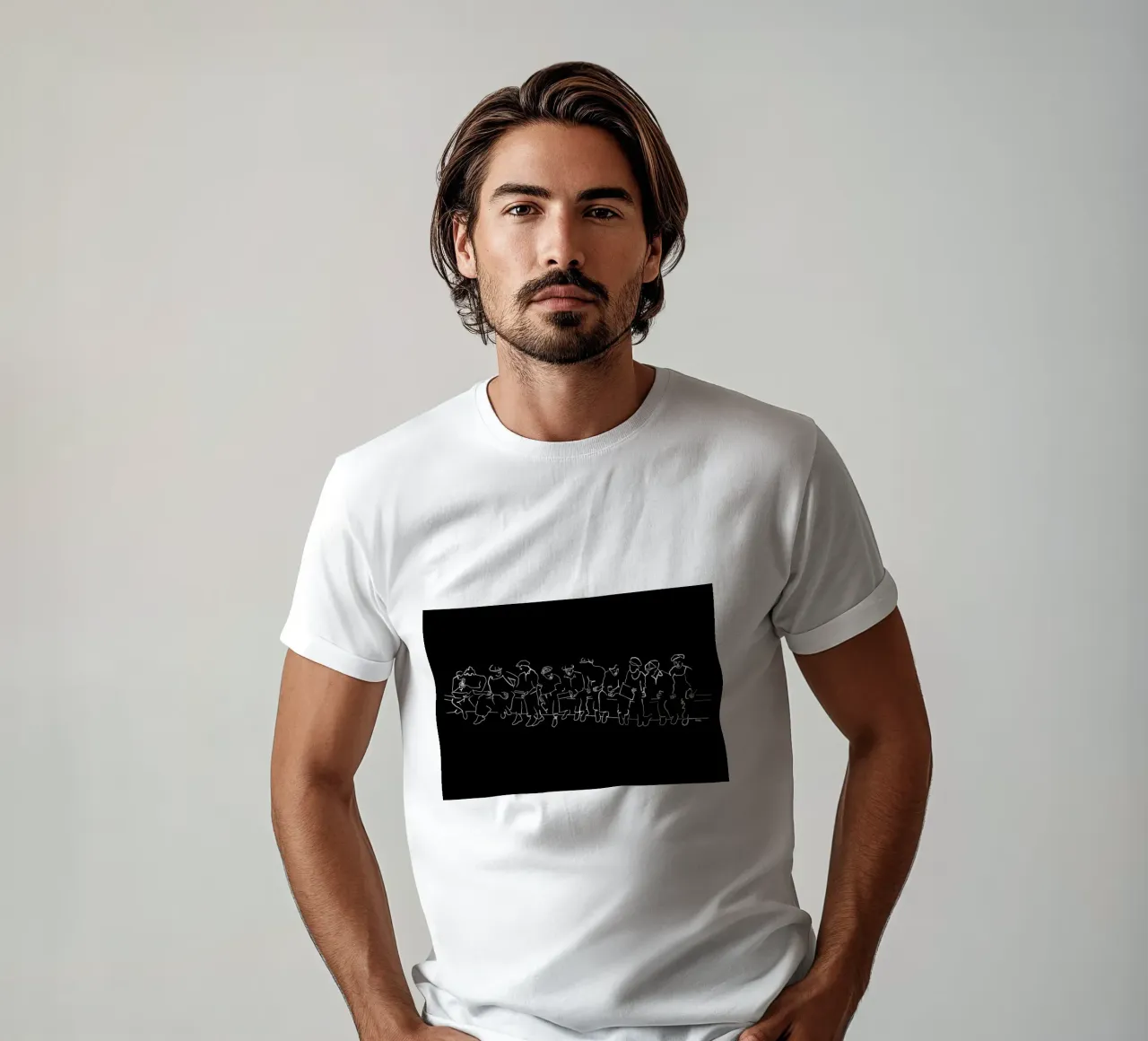 Lunch atop a Skyscraper t-shirt da Ninhol