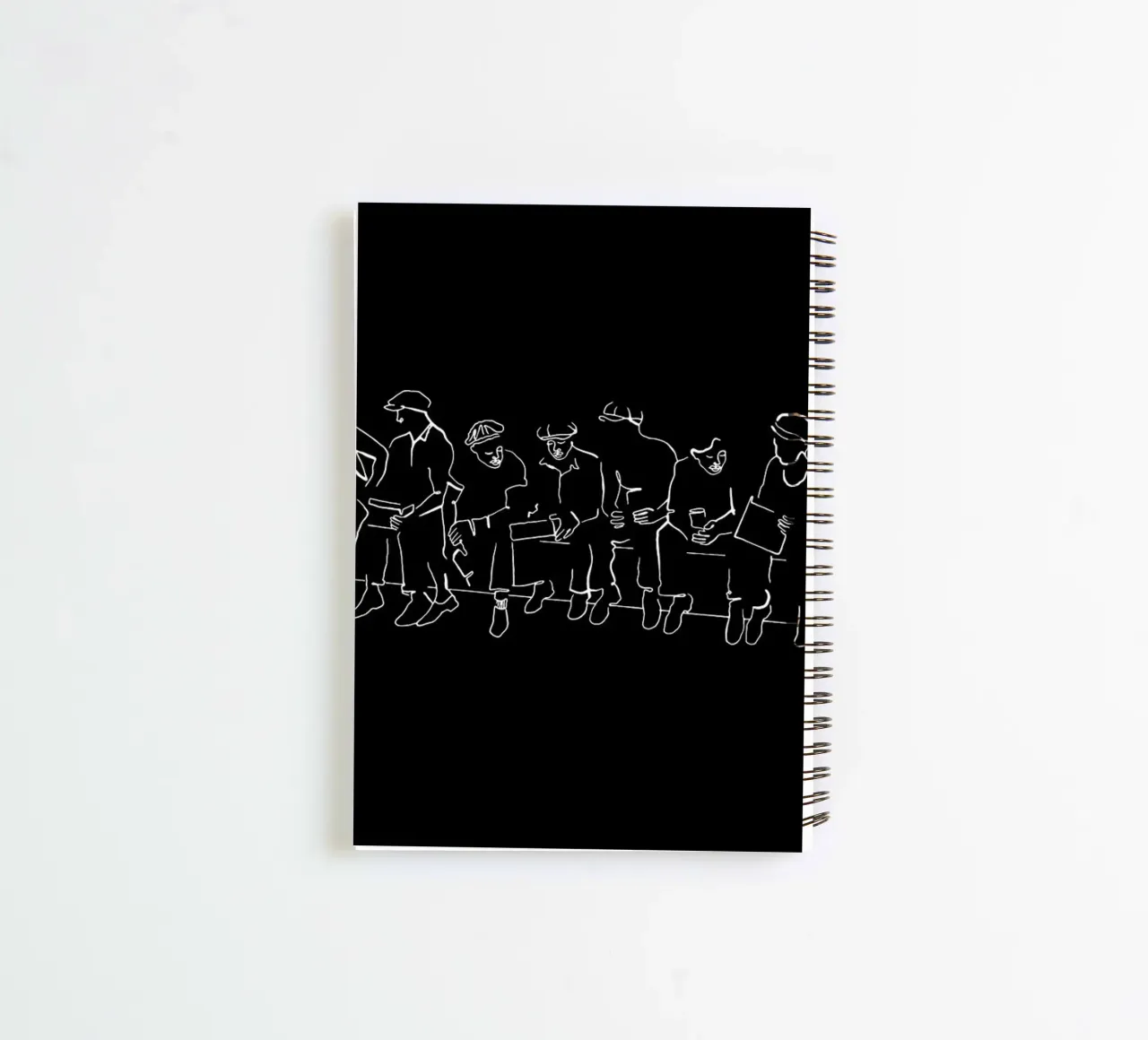 Lunch atop a Skyscraper spiral notebook by Ninhol