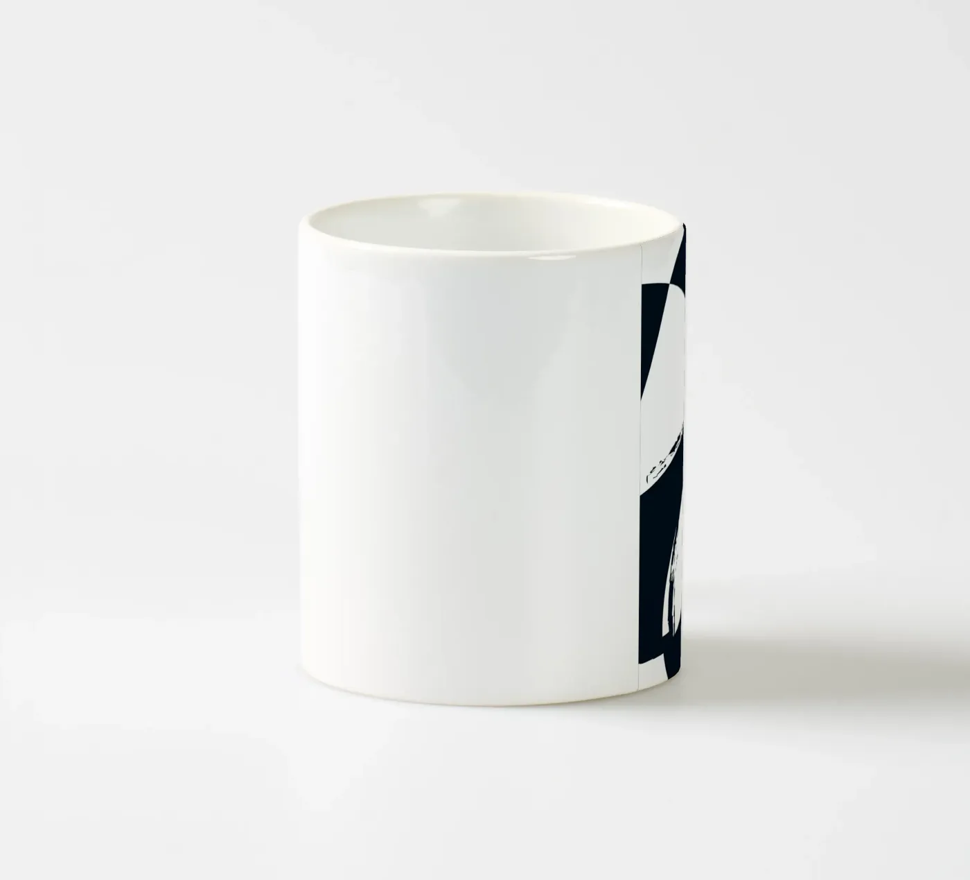 Geometric patterns ceramic mug by LisaArtes