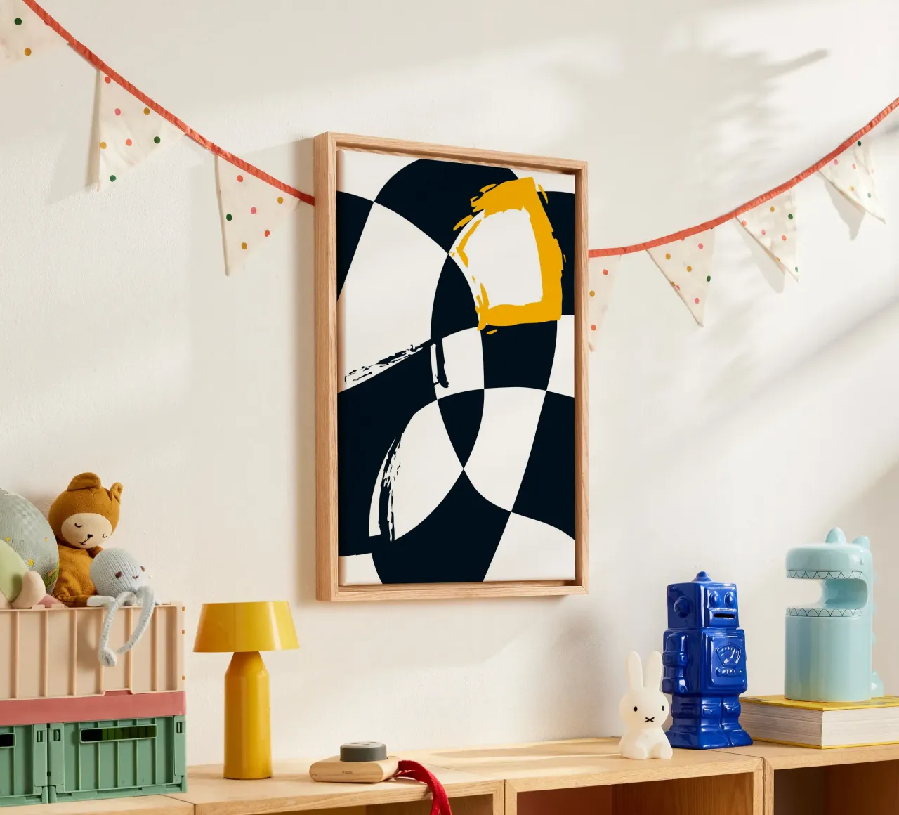 Geometric patterns canvas van LisaArtes