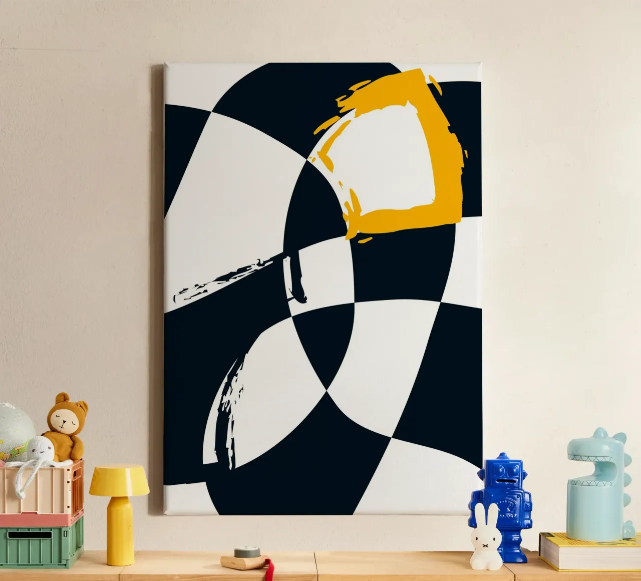 Geometric patterns canvas van LisaArtes