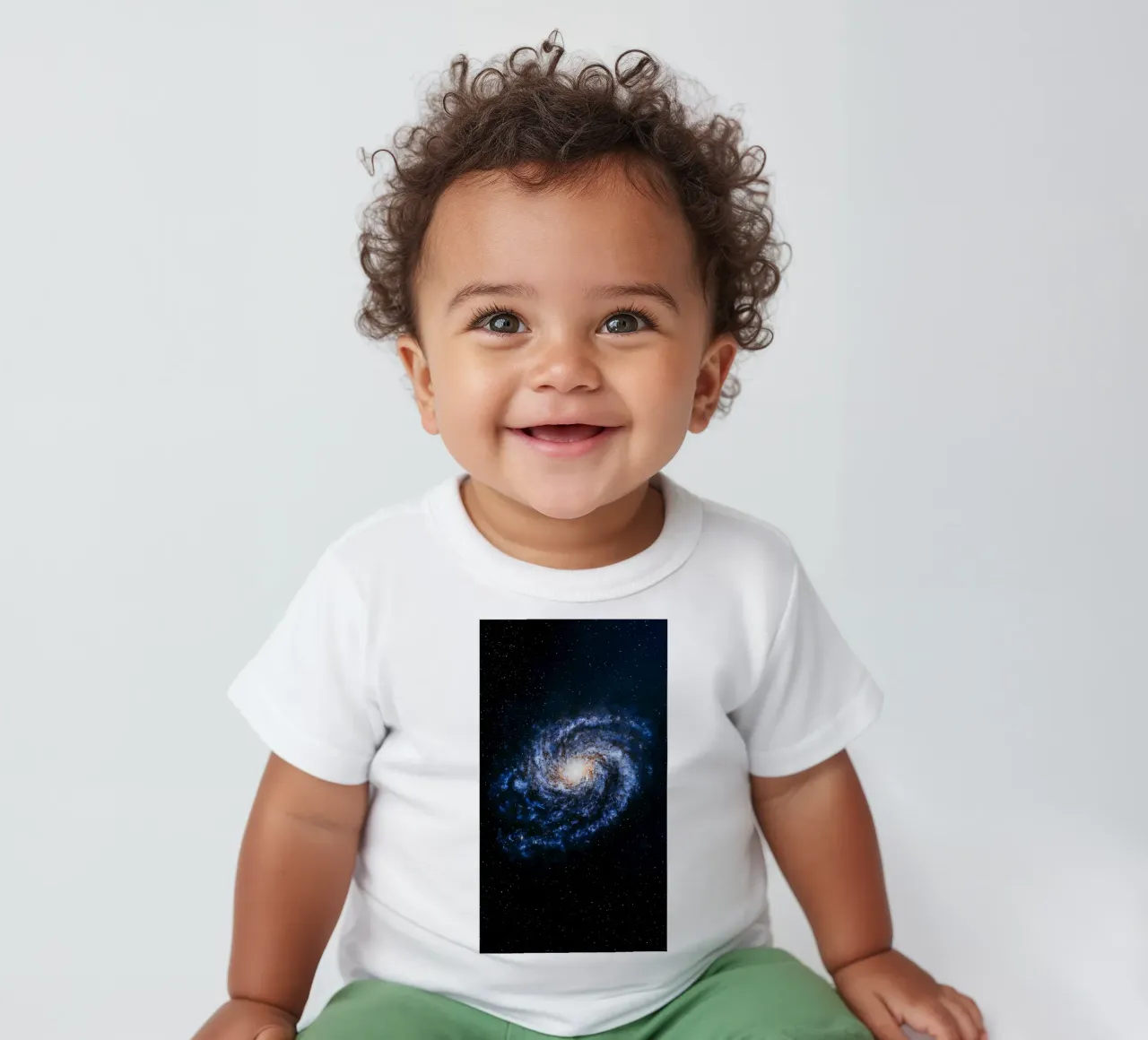 Galaxia baby t-shirt by Stellar Dream Art