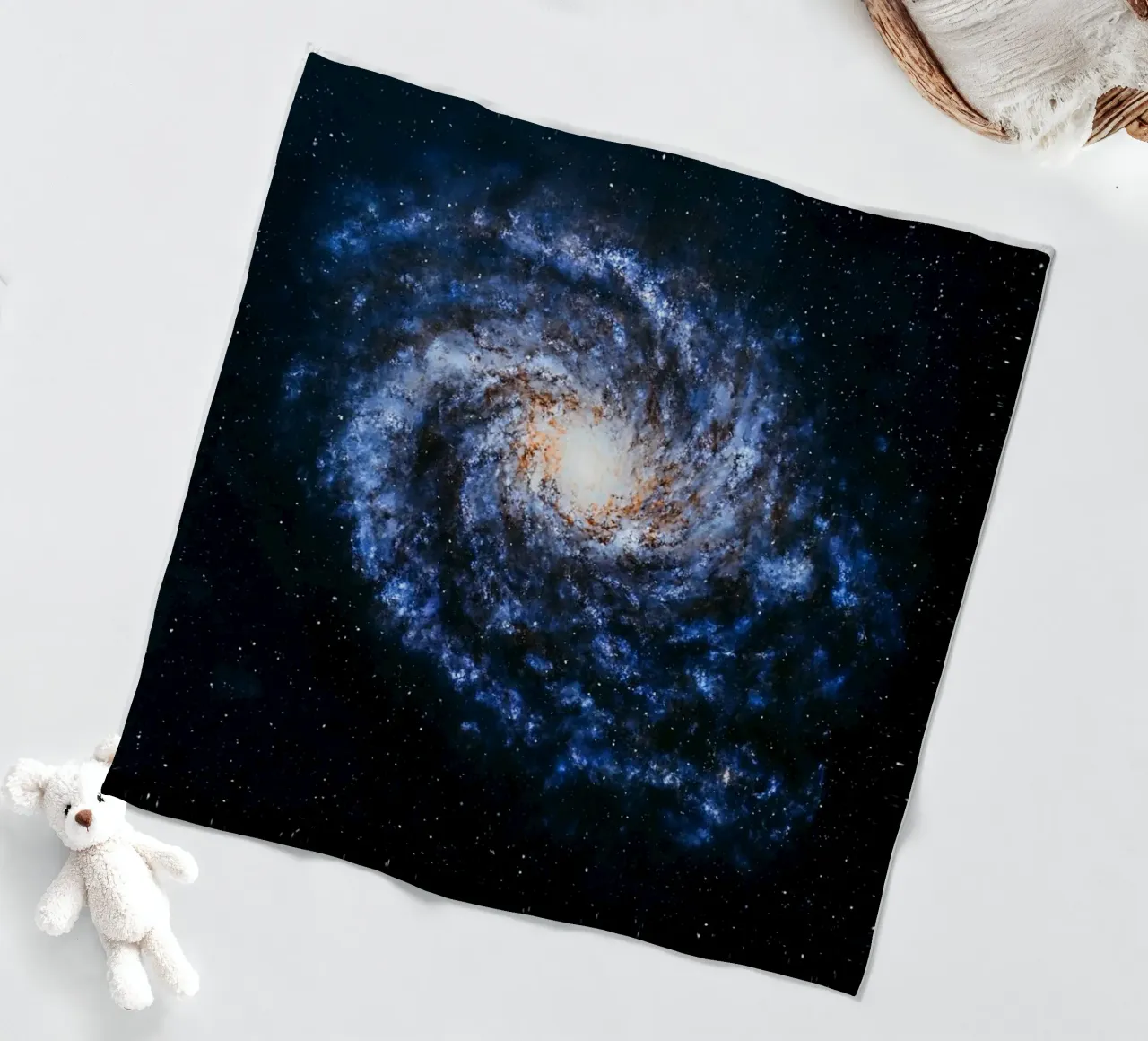 Galaxia fleece blanket by Stellar Dream Art