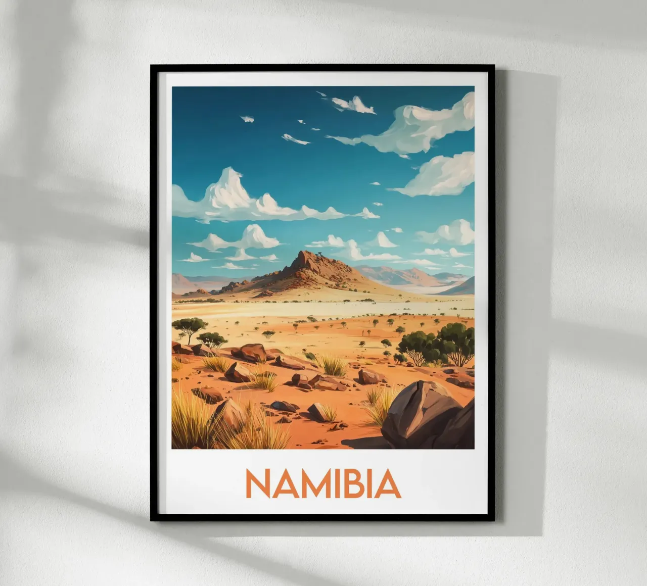 Affiche Namibia poster da Frame the World