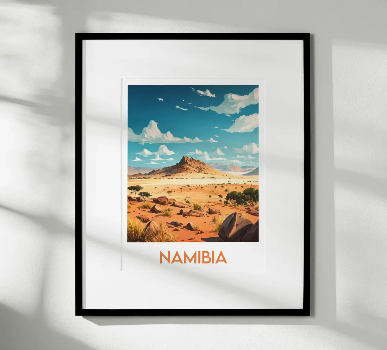 Affiche Namibia poster da Frame the World