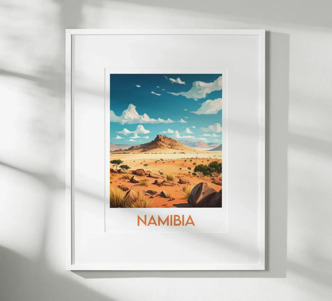 Affiche Namibia poster by Frame the World