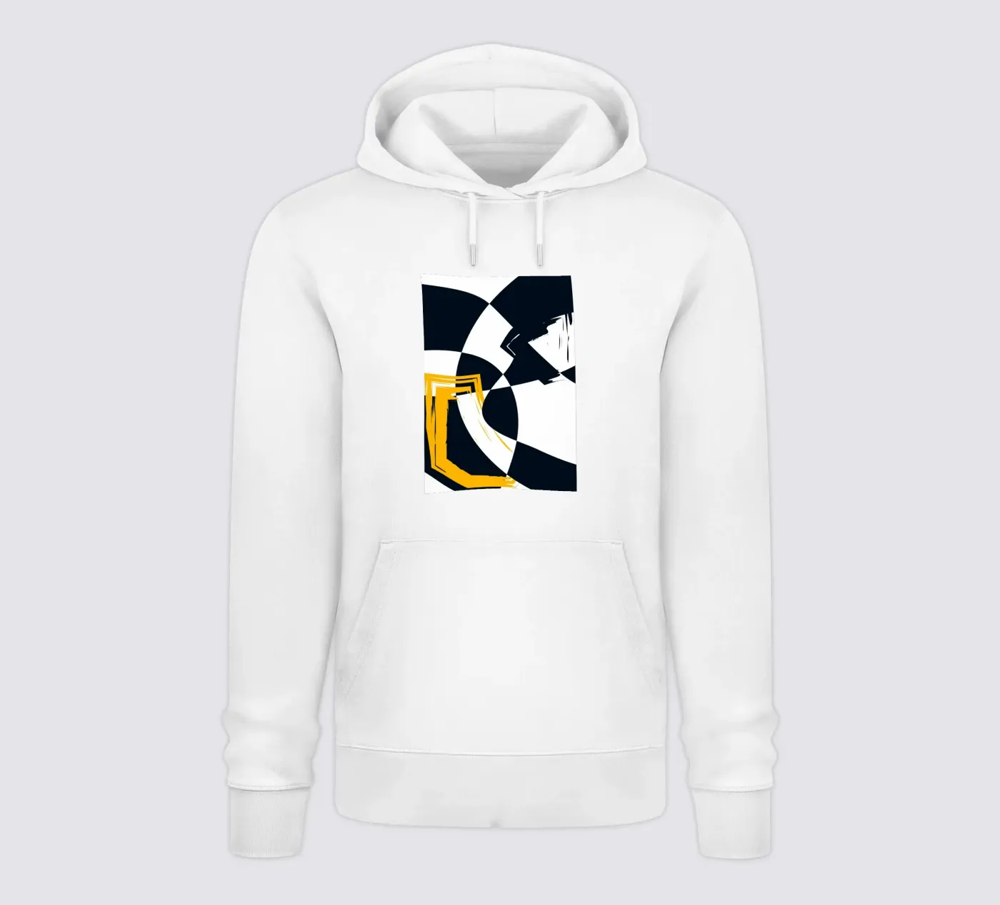 Dynamic composition hoodie by LisaArtes