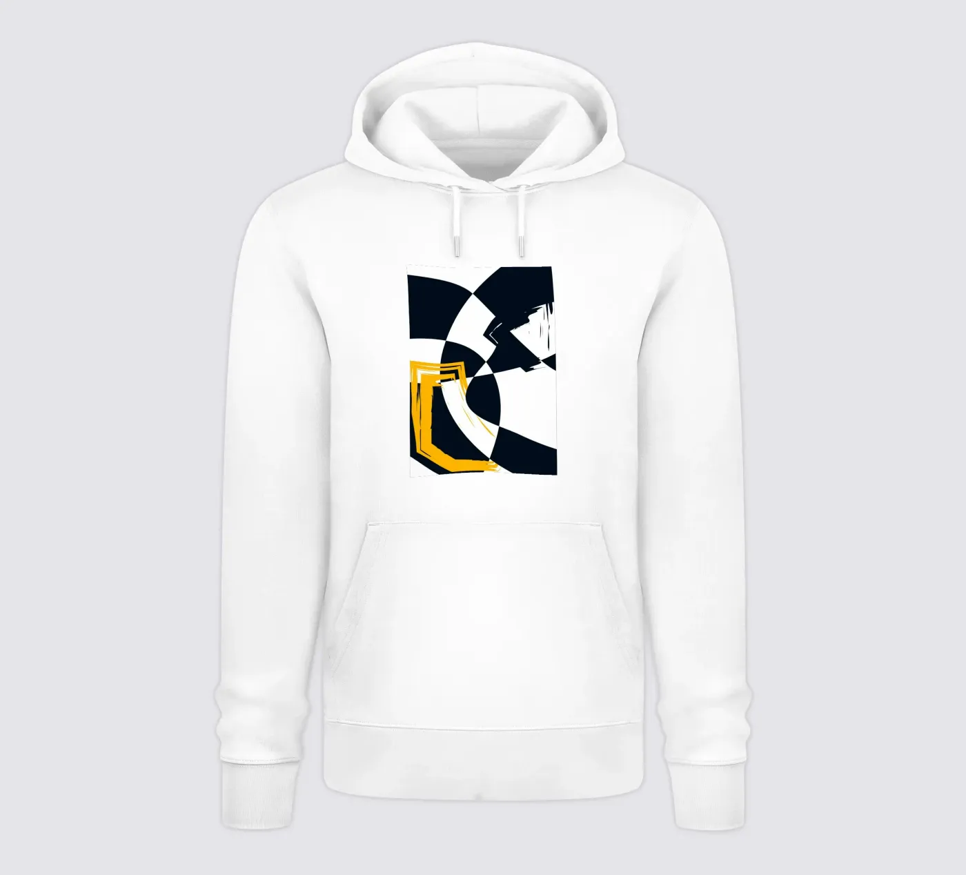 Dynamic composition hoodie by LisaArtes
