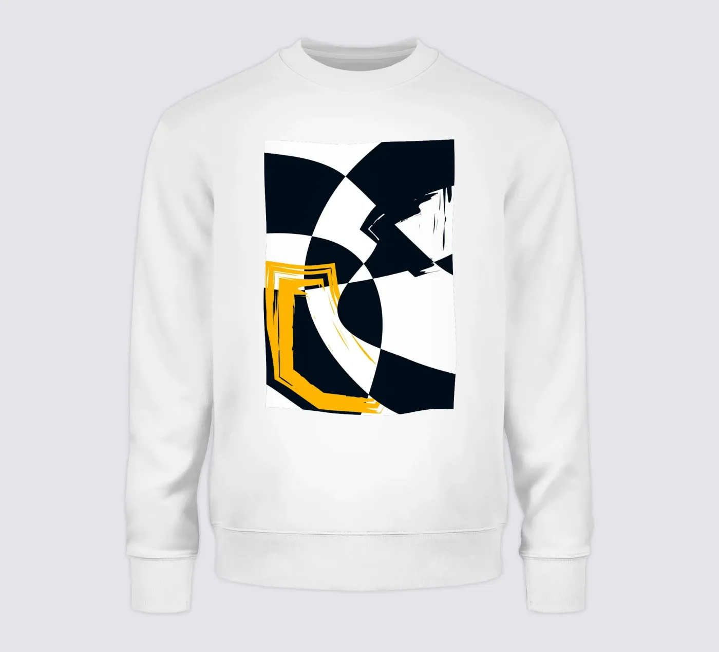 Dynamic composition sweatshirt by LisaArtes