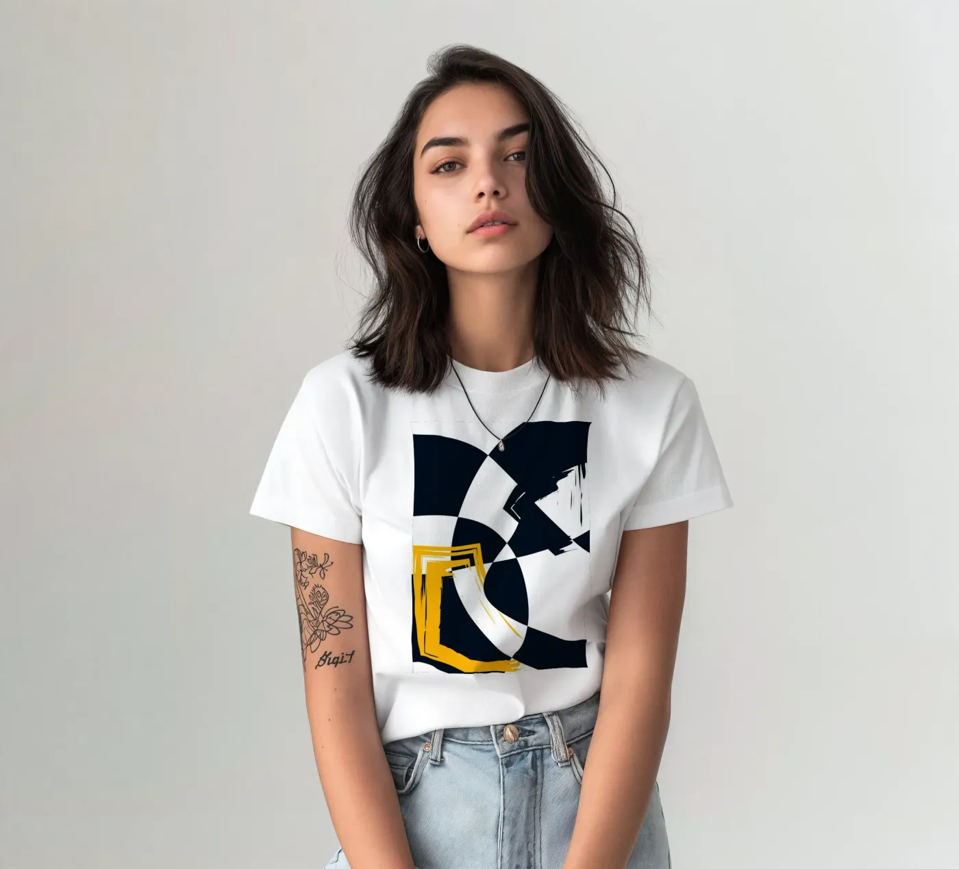 Dynamic composition t-shirt da LisaArtes