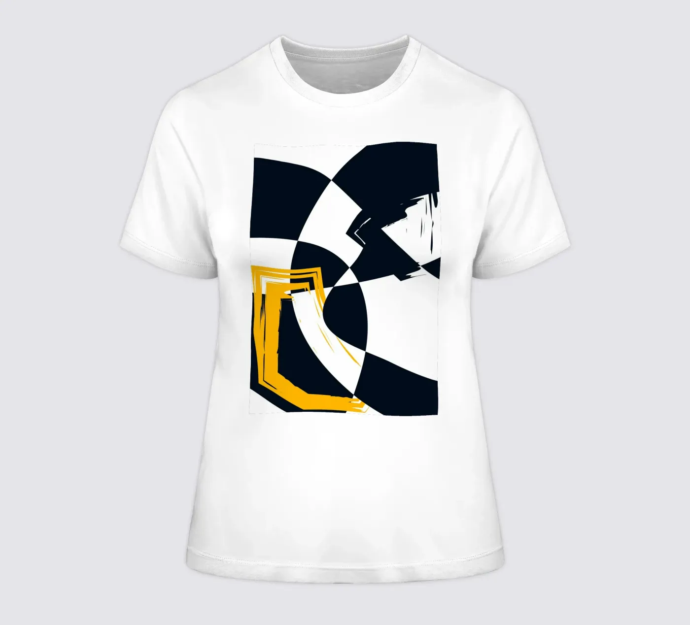 Dynamic composition t-shirt da donna da LisaArtes
