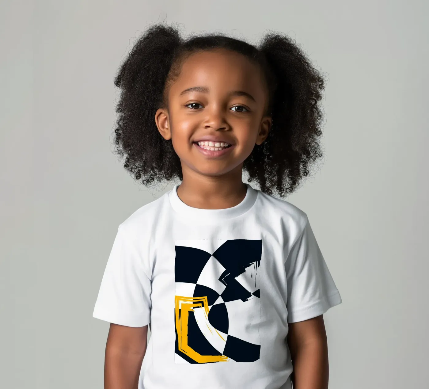 Dynamic composition kinder t-shirt van LisaArtes