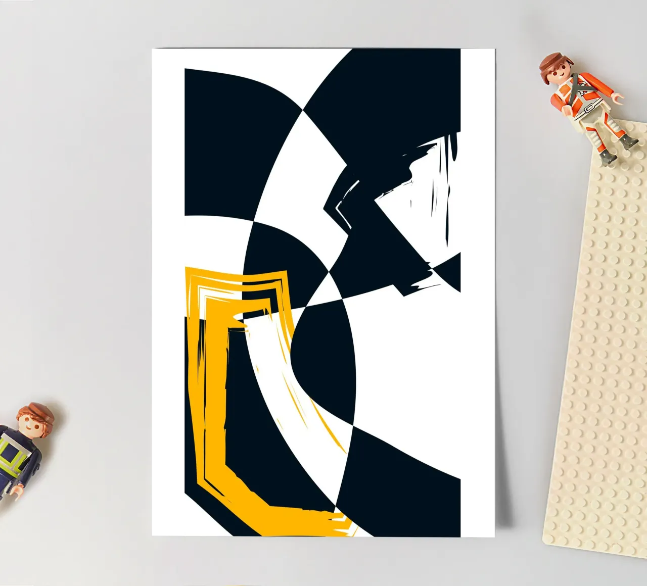 Dynamic composition sticker sheet by LisaArtes