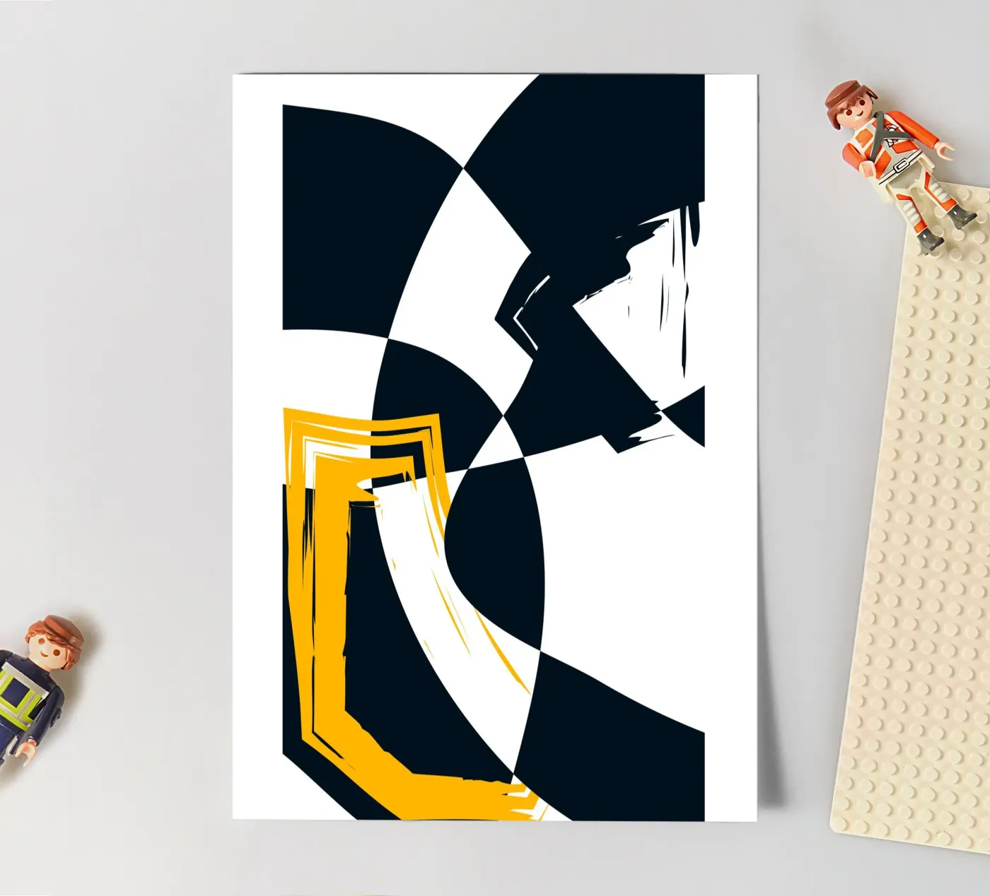 Dynamic composition stickervel van LisaArtes