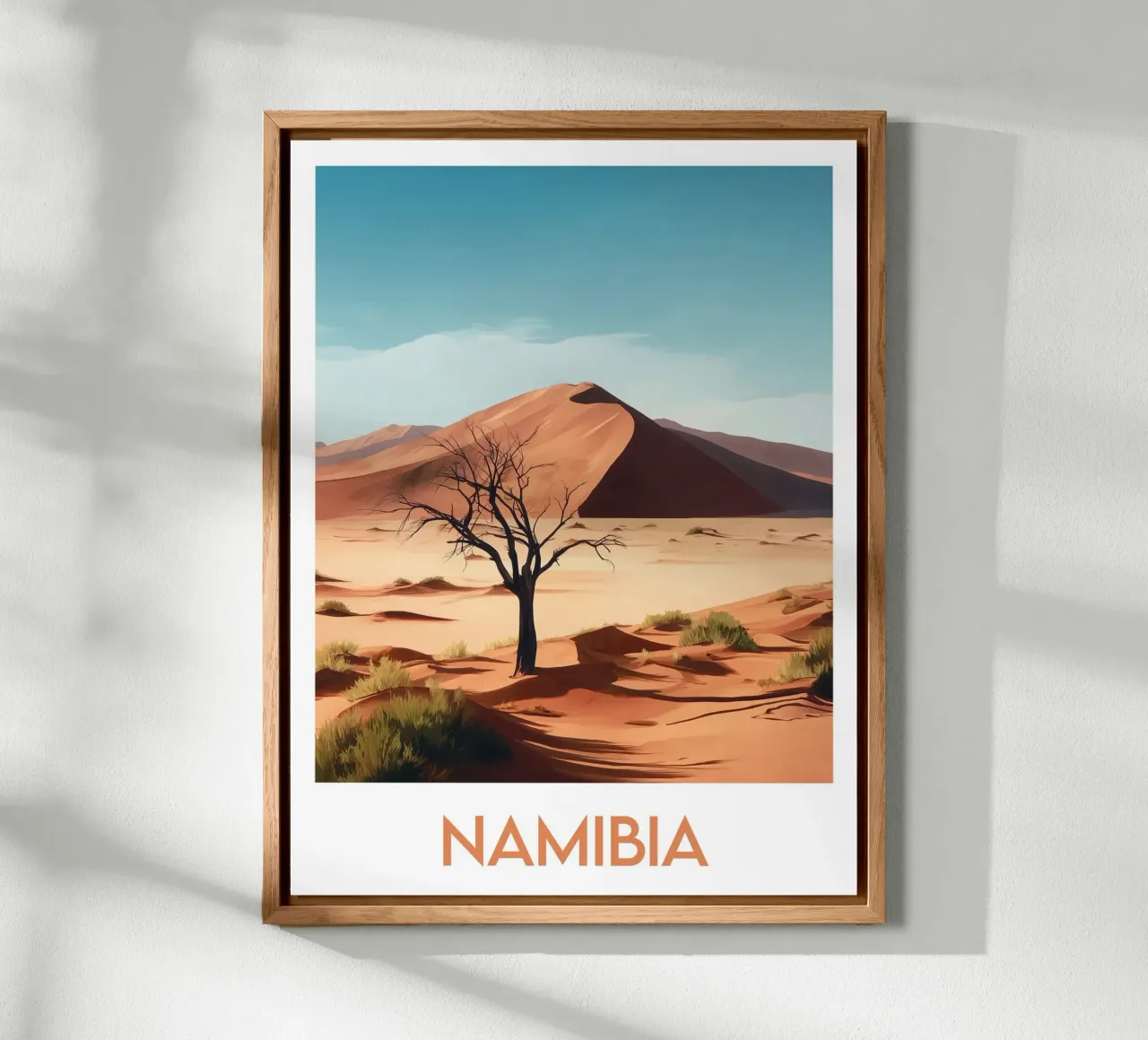 Affiche Namibia forex plate by Frame the World