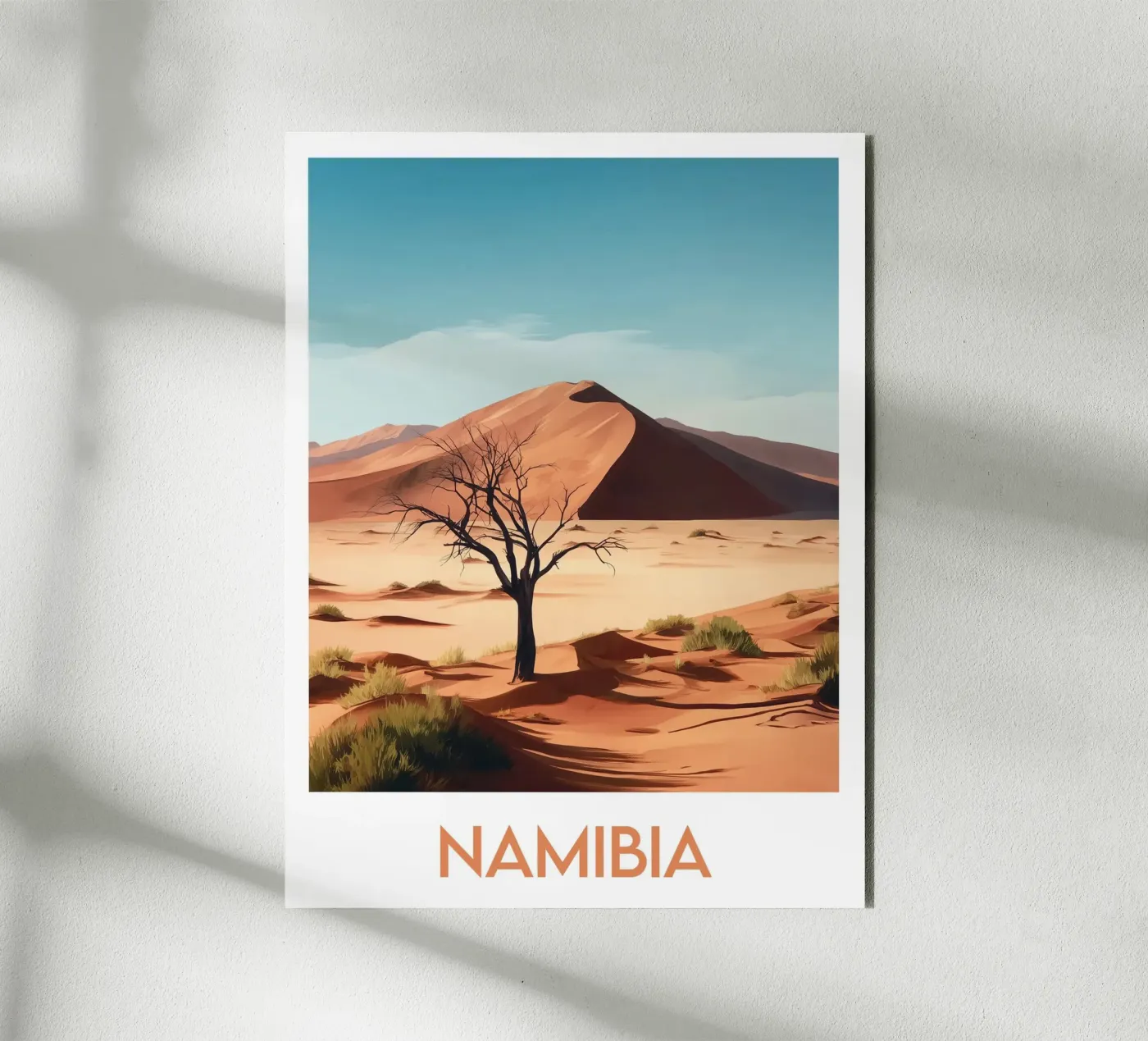 Affiche Namibia forex plate by Frame the World