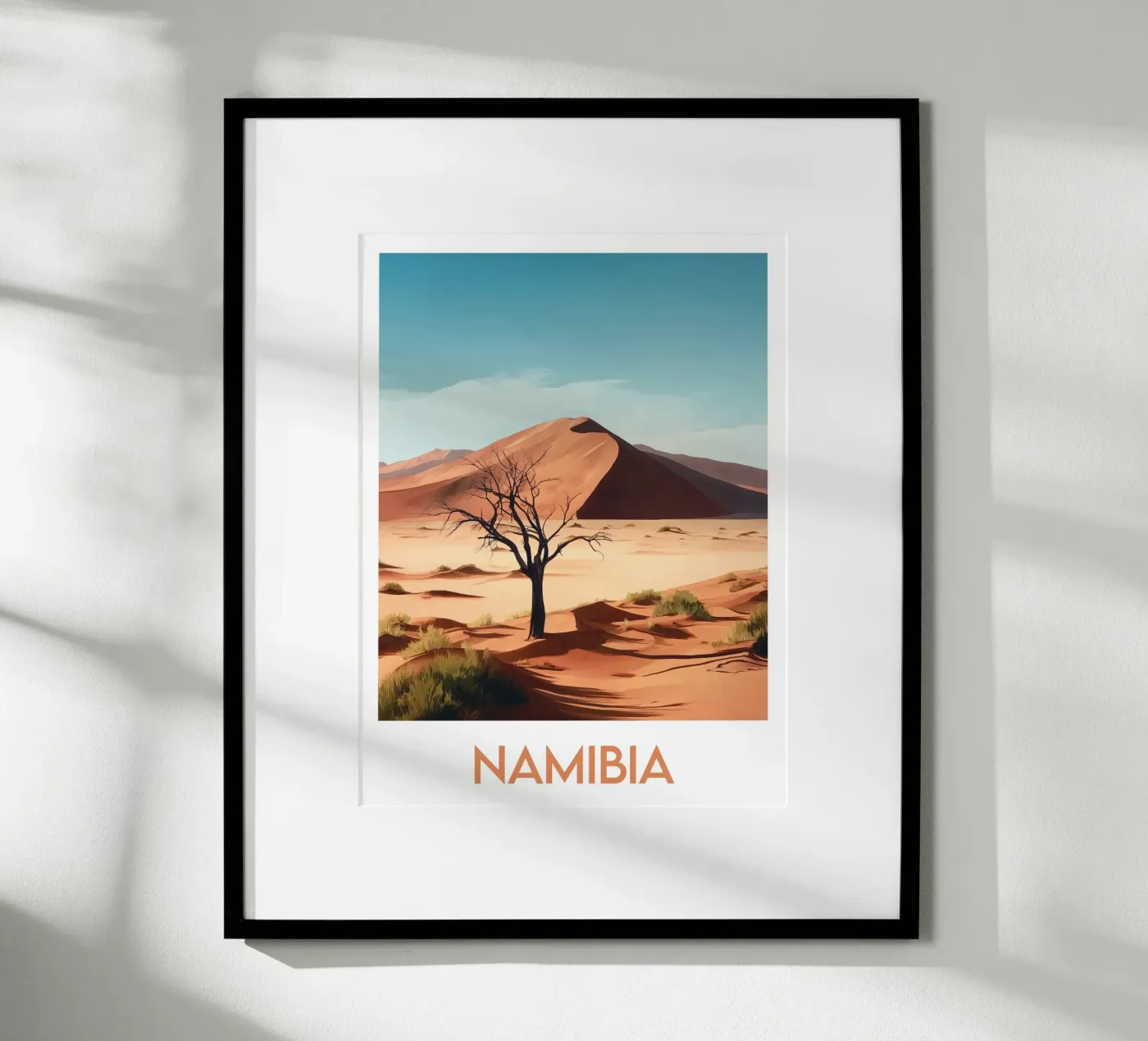 Affiche Namibia poster by Frame the World